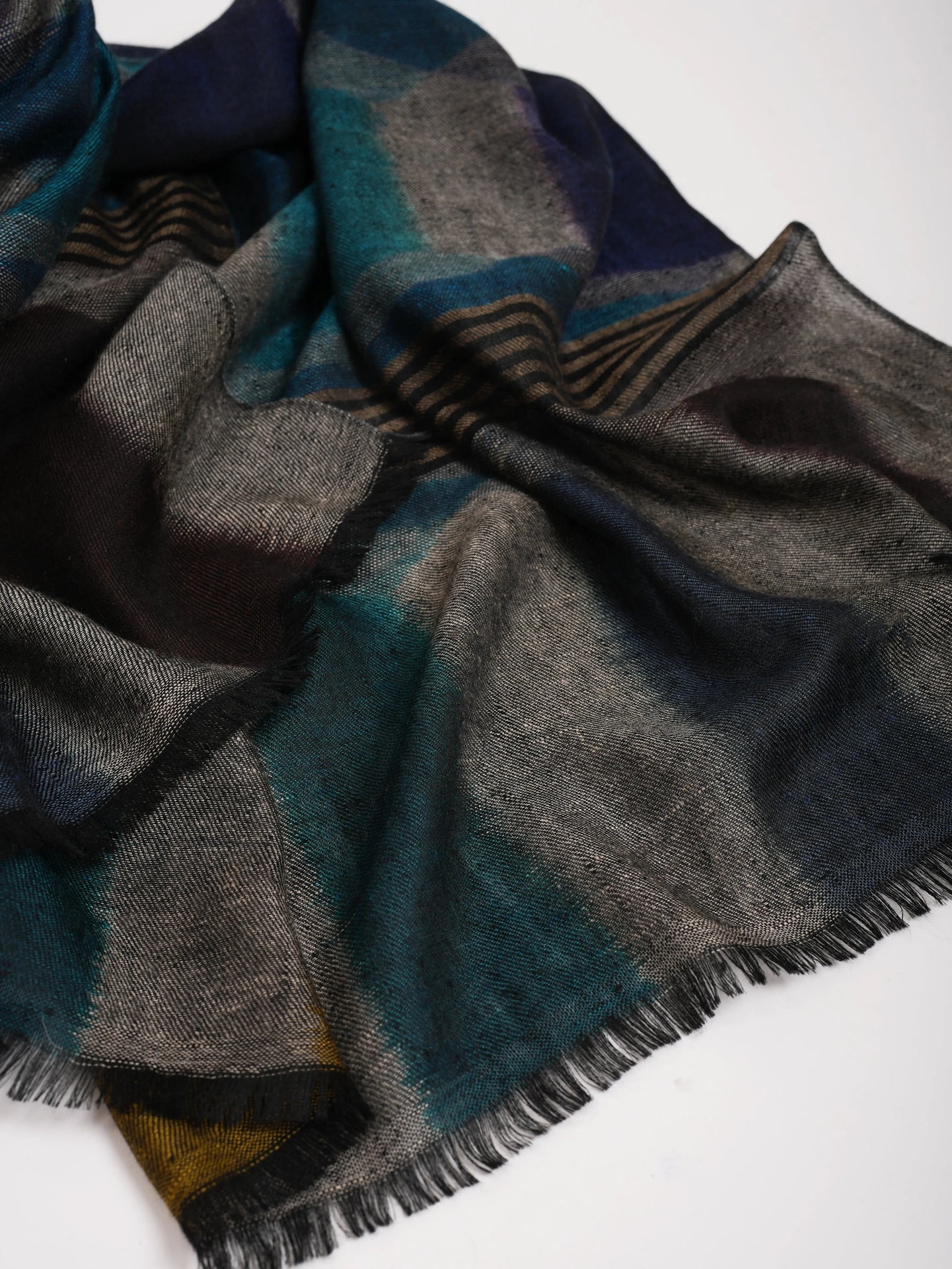Feather Light Soft Night Glam Pashmina Shawl Shahkaar