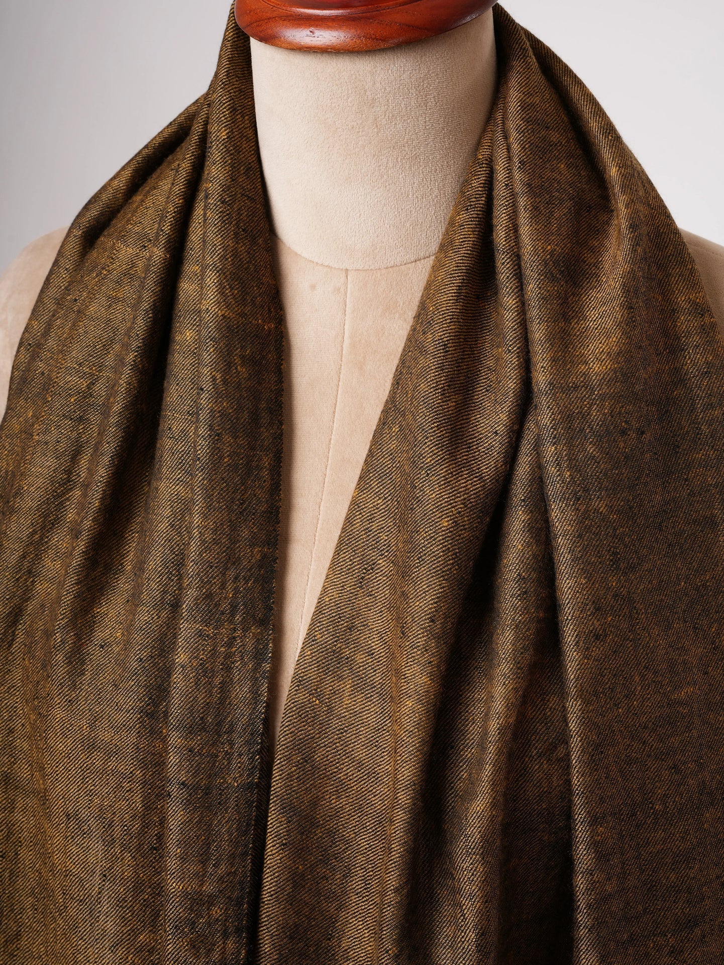 Featherlight Baby Soft Golden Luxurious Cashmere Scarf – Lightweight & Elegant Shahkaar