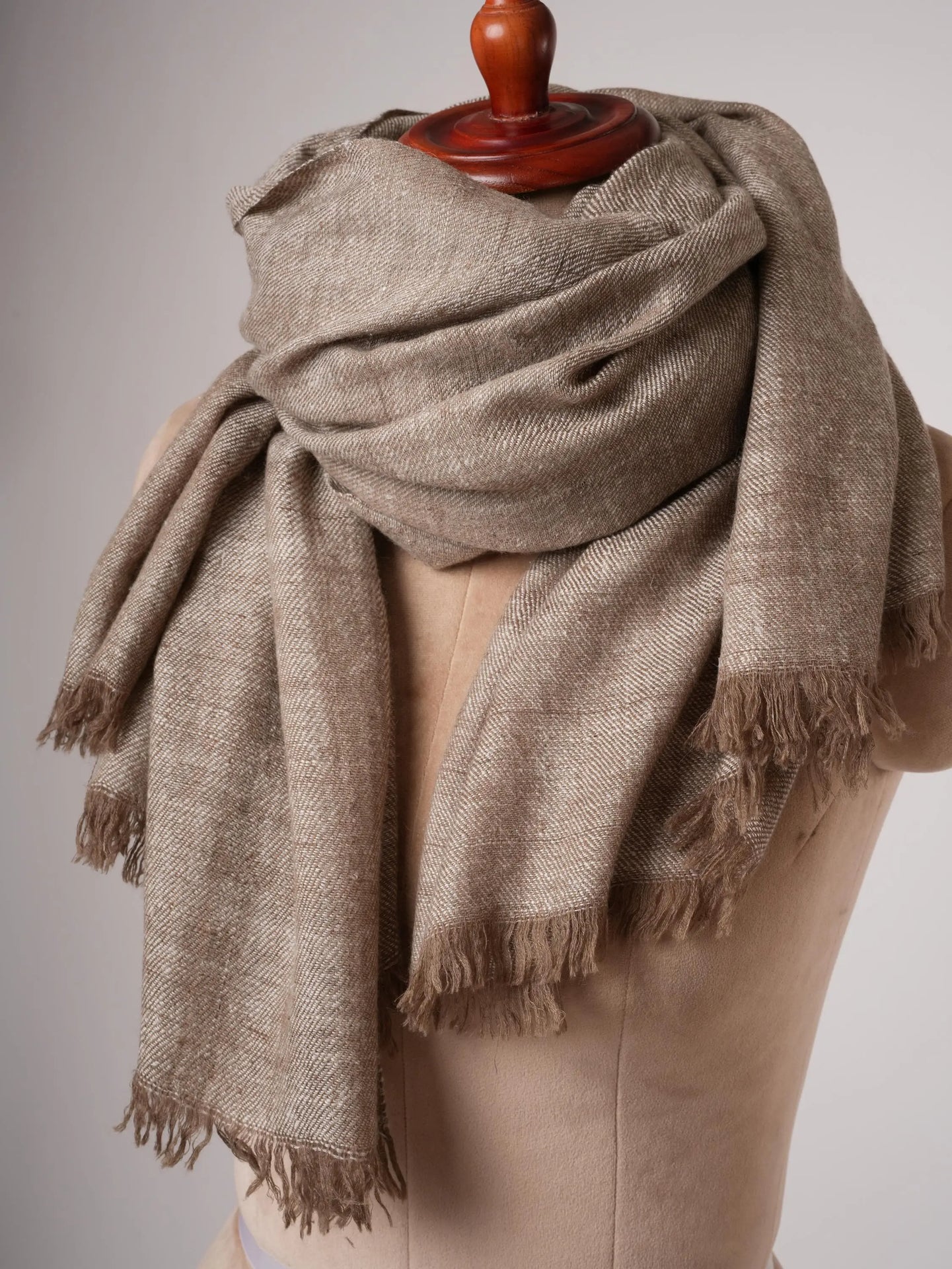 GI Certified Pashmina Cashmere Wrap Shawl | Hand Spun & Handwoven on Loom | Authentic Kashmiri Cashmere | Luxury Pashmina Shawl | Shahkaar Shahkaar