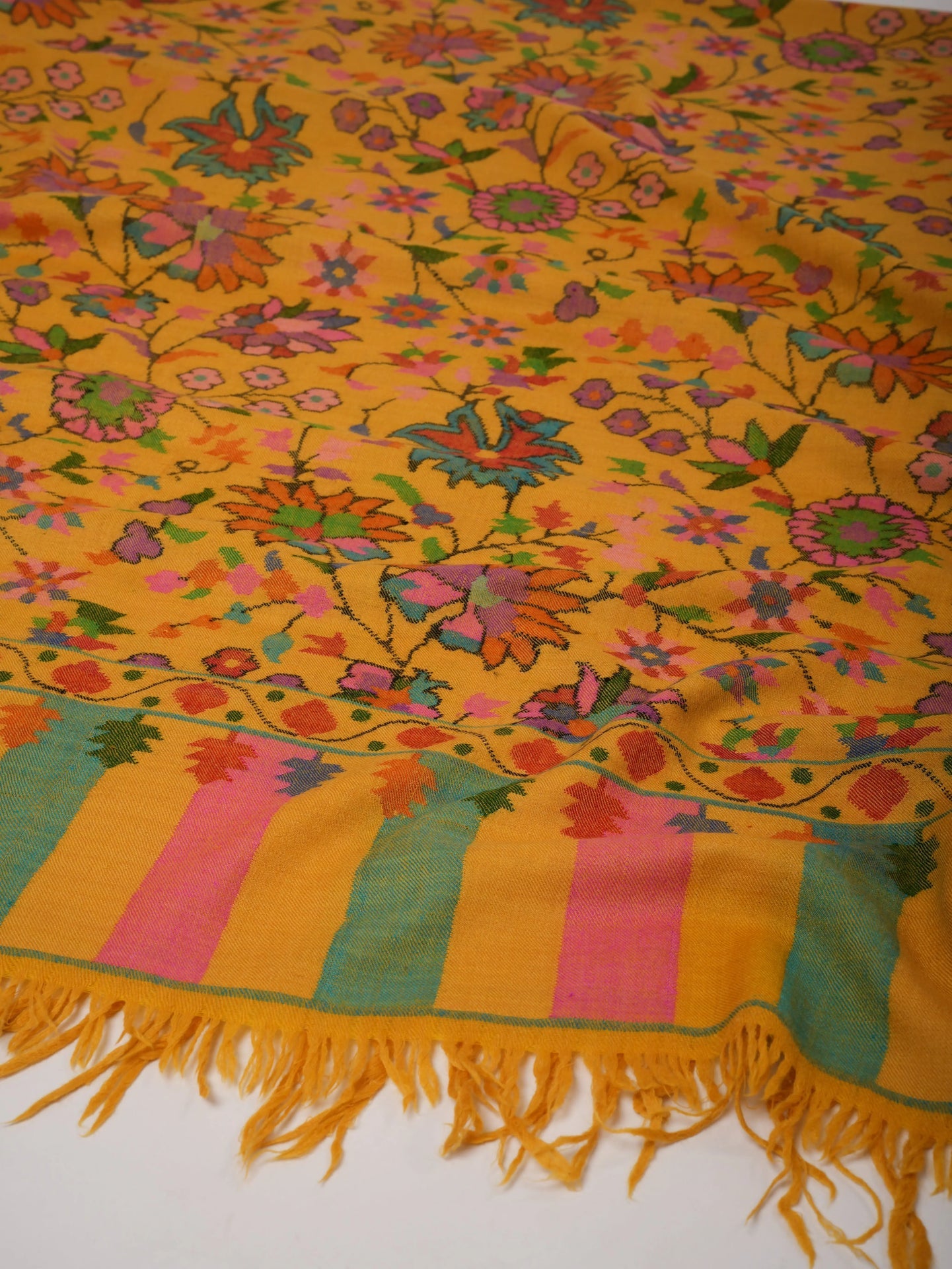 Handloomed Authentic Kani Pashmina Shawl Shahkaar