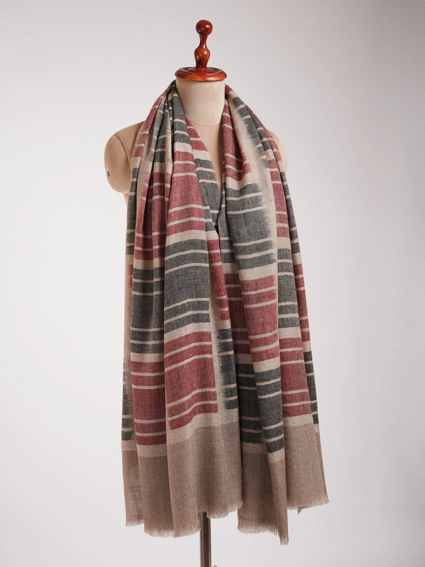 Handloomed Soft Pure Pashmina Shawl Shahkaar