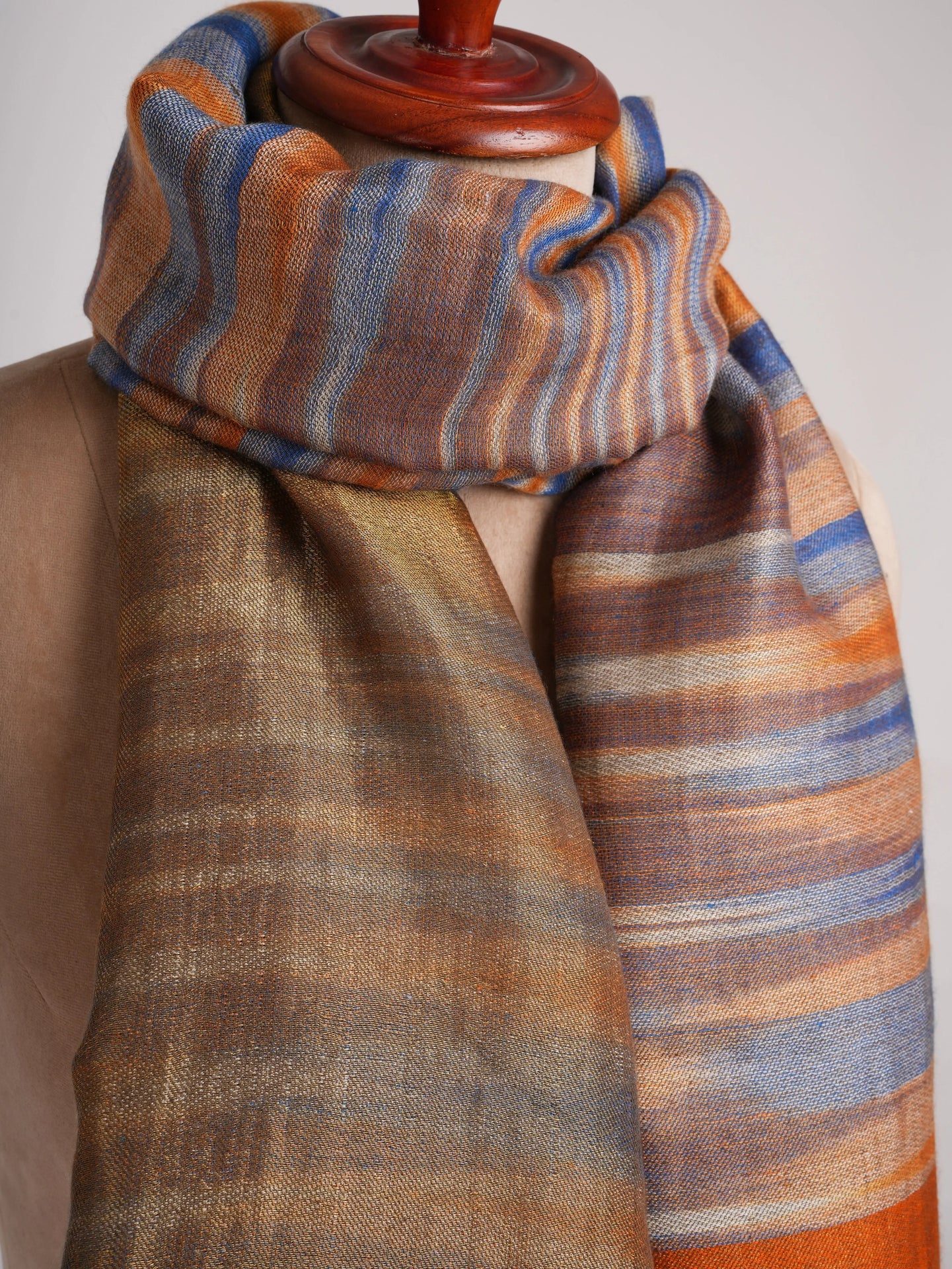 Handwoven Dorukha Cashmere Stole Shahkaar