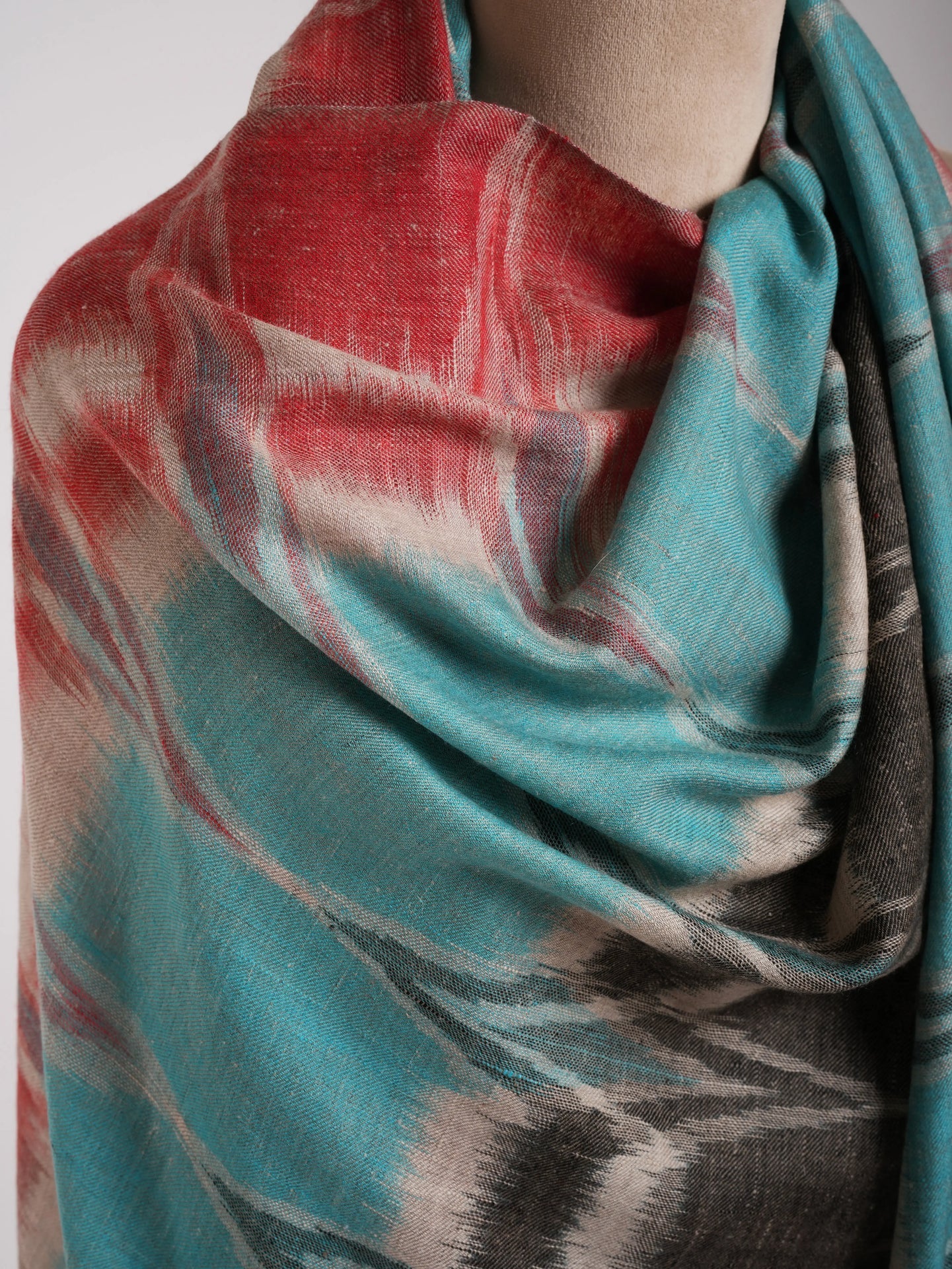 Handwoven Indian Original Pashmina Shawl Shahkaar