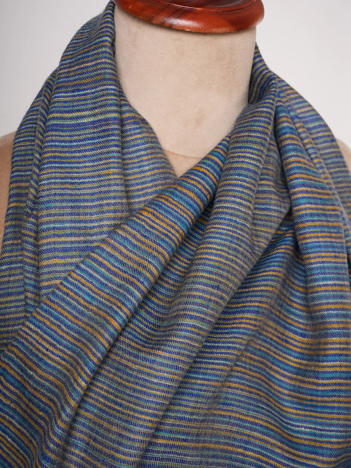 Handwoven Kashmiri Kani Pashmina Shawl with Traditional Motifs Shahkaar