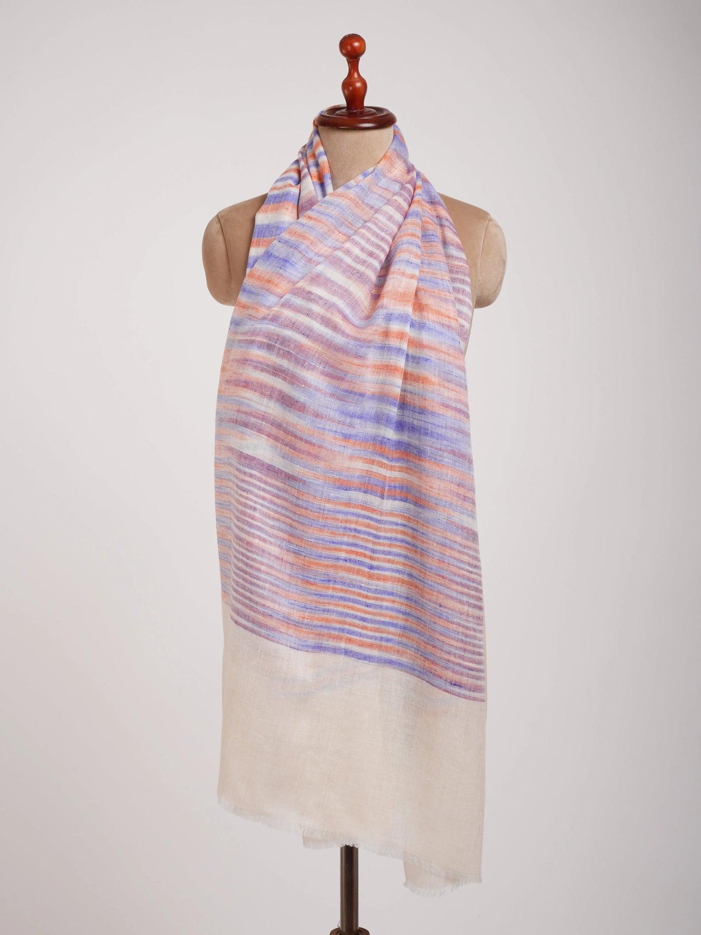 Handwoven Soft Cashmere Pashmina Stole Shahkaar