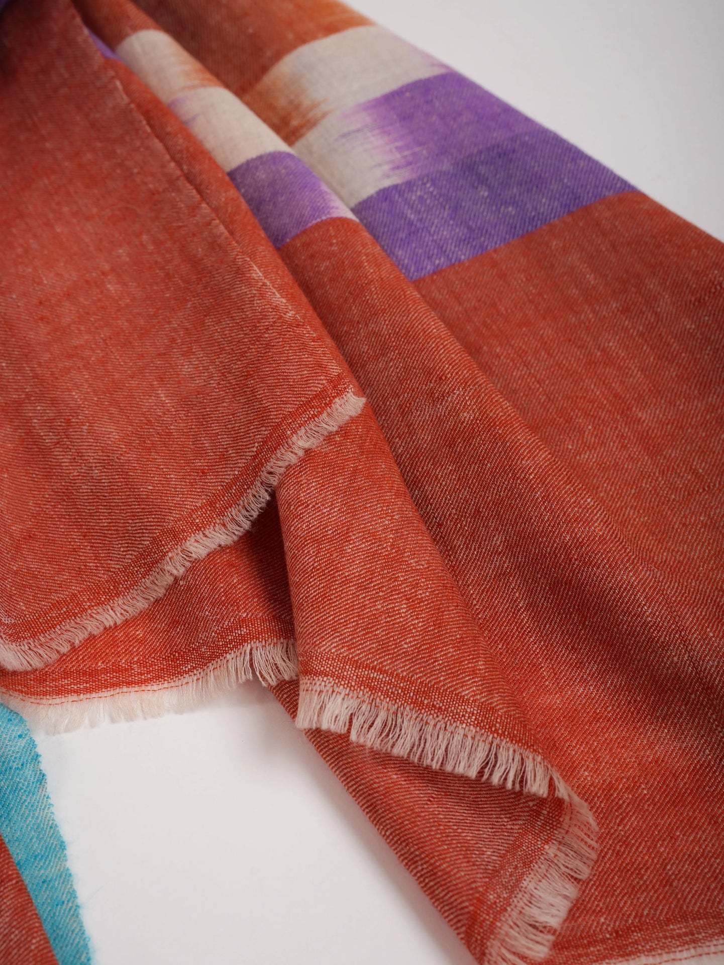 Ikat Handwoven Pure Kashmiri Pashmina Shawl Shahkaar