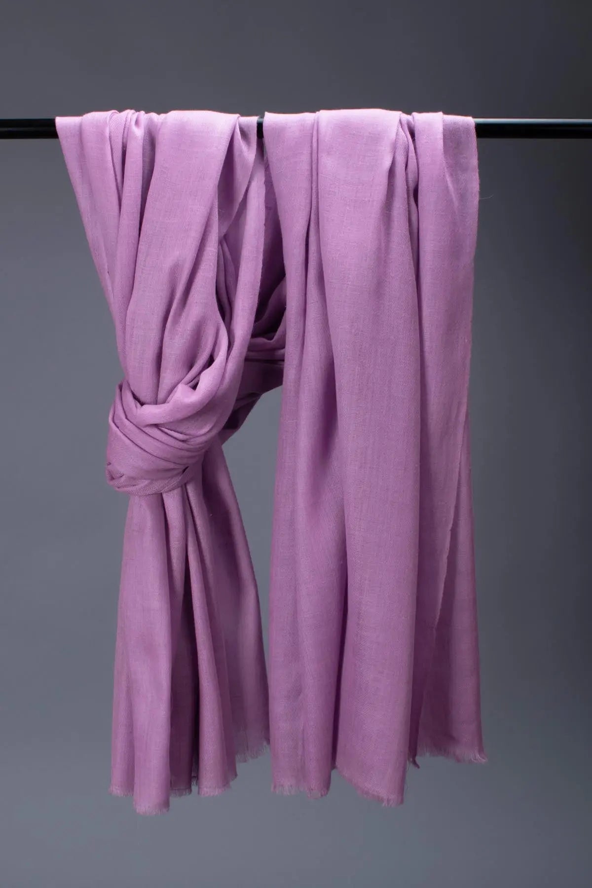 Lavender Hand Spun Pashmina Shahkaar