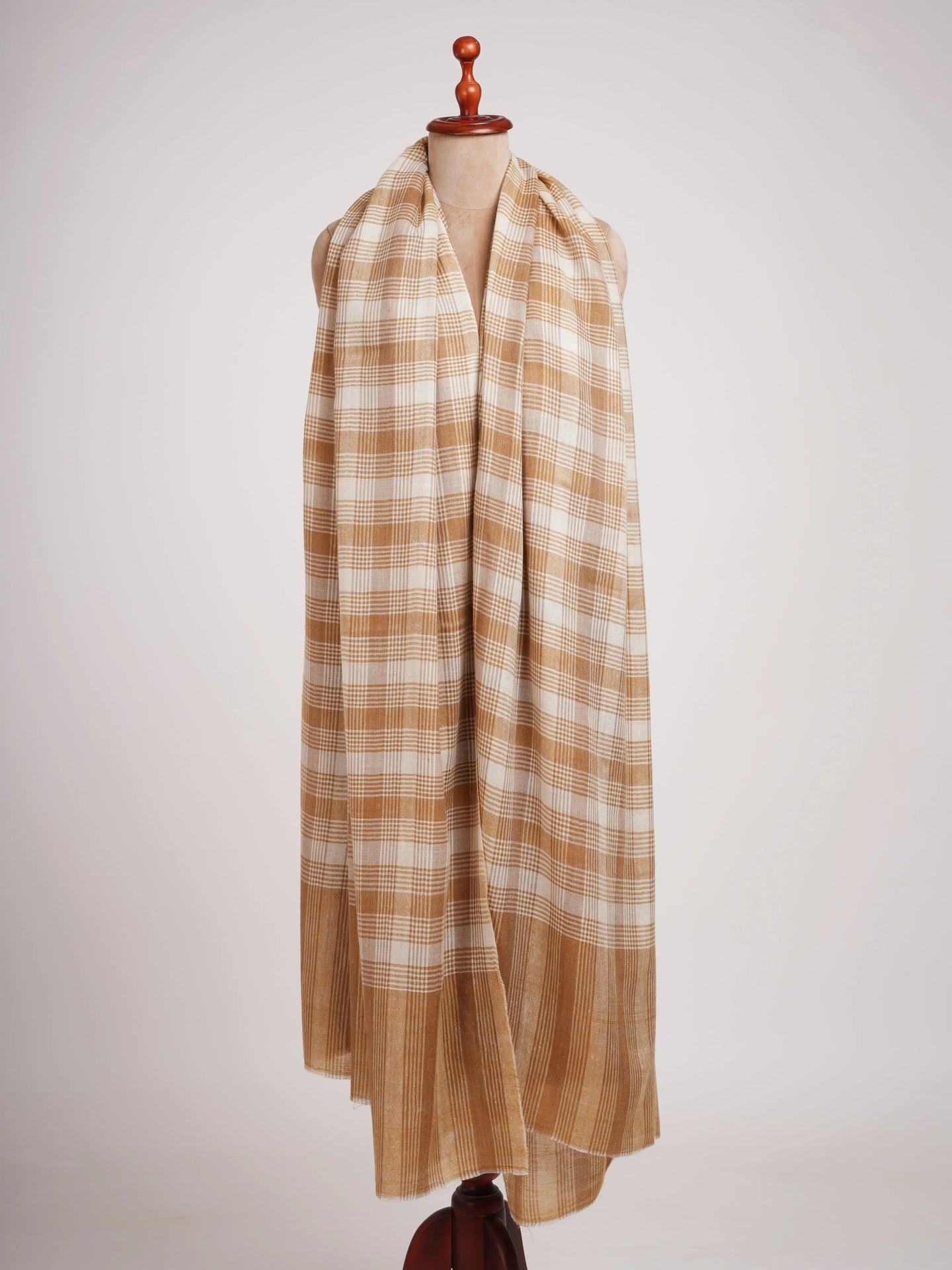 Oversized Handwoven Indian Pashmina Shawl Shahkaar