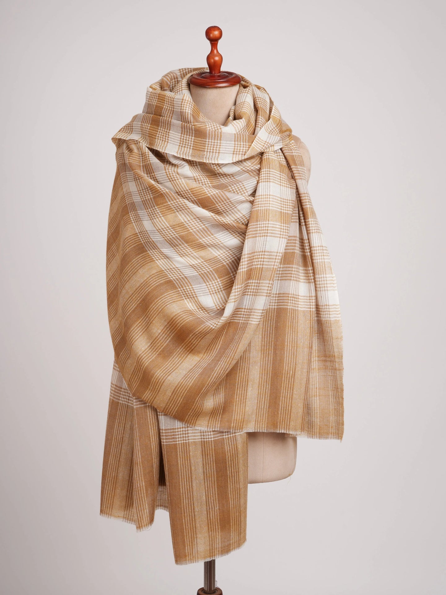 Oversized Handwoven Indian Pashmina Shawl Shahkaar