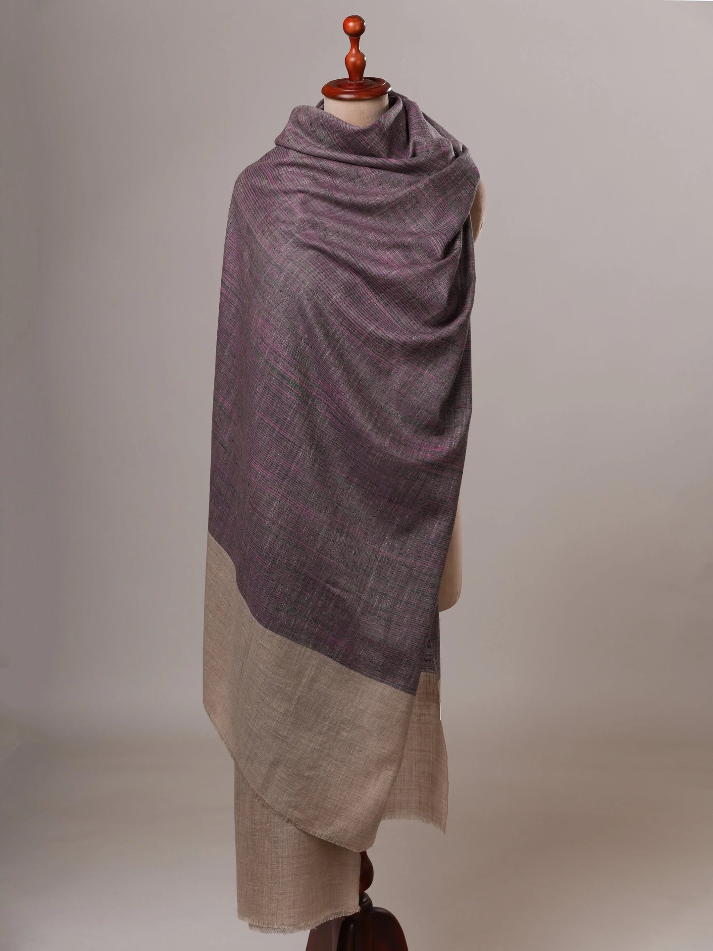 Oversized Soft Handwoven Kashmiri Pashmina Shawl Shahkaar