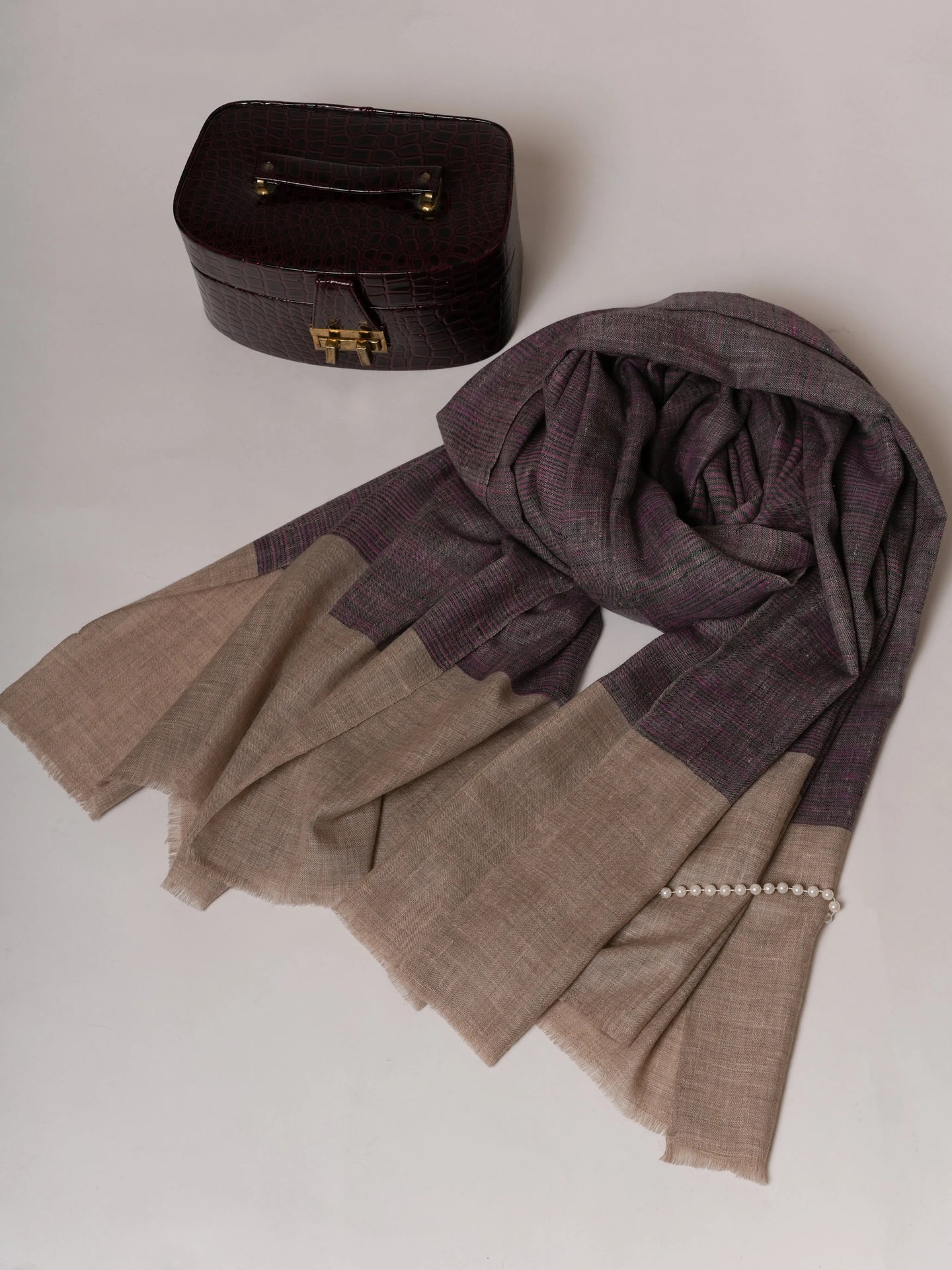 Oversized Soft Handwoven Kashmiri Pashmina Shawl Shahkaar