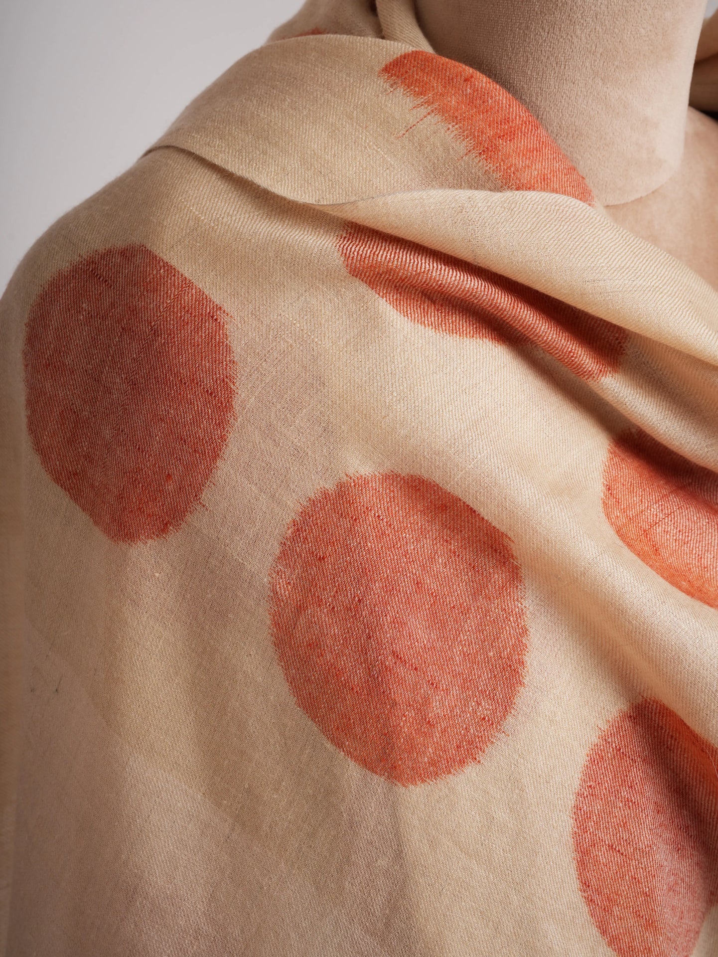 Polka Dots Space Dye Pashmina Wrap Shahkaar