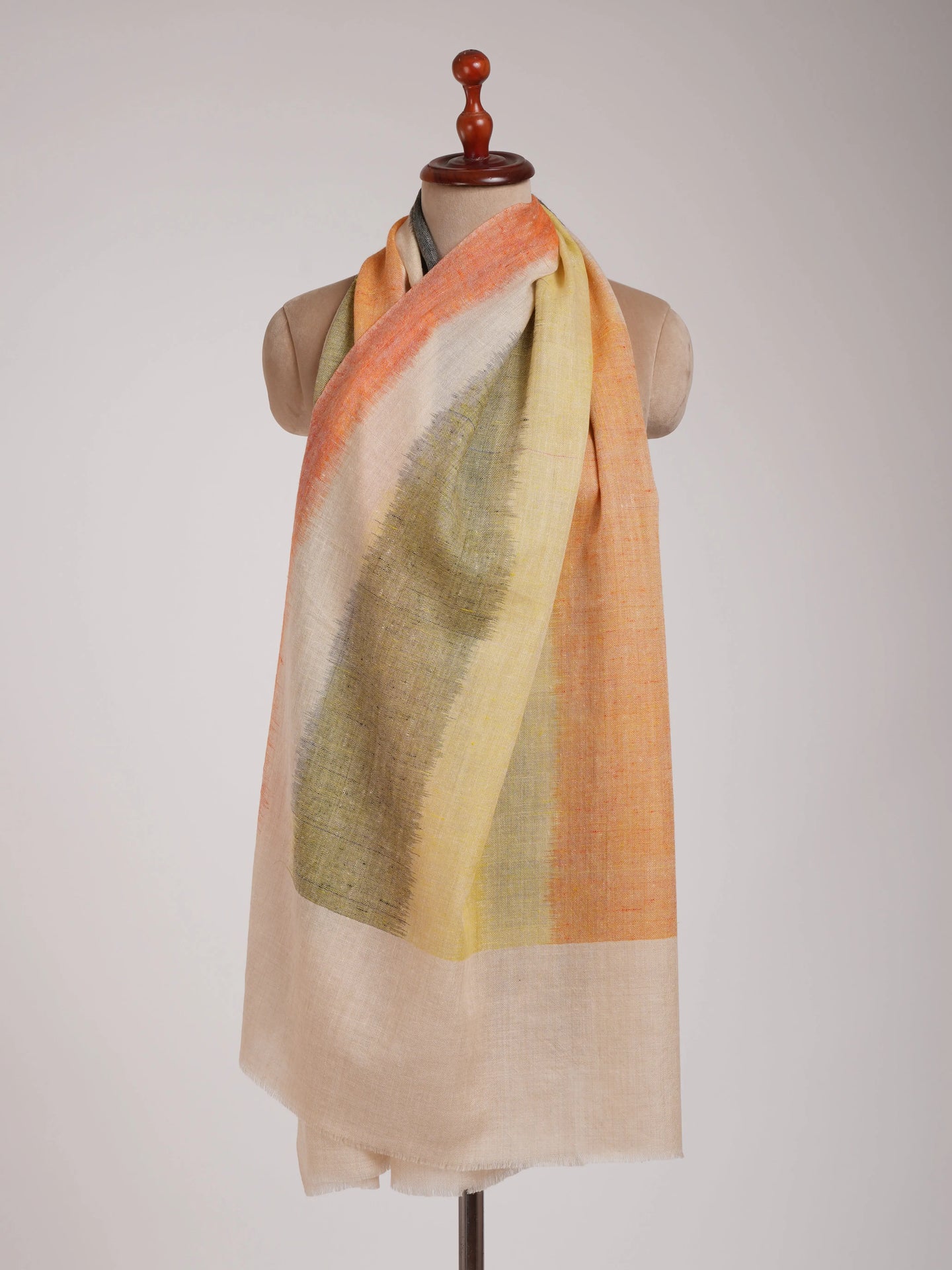 Space Dye Handloomed Indian Cashmere Wrap Shahkaar