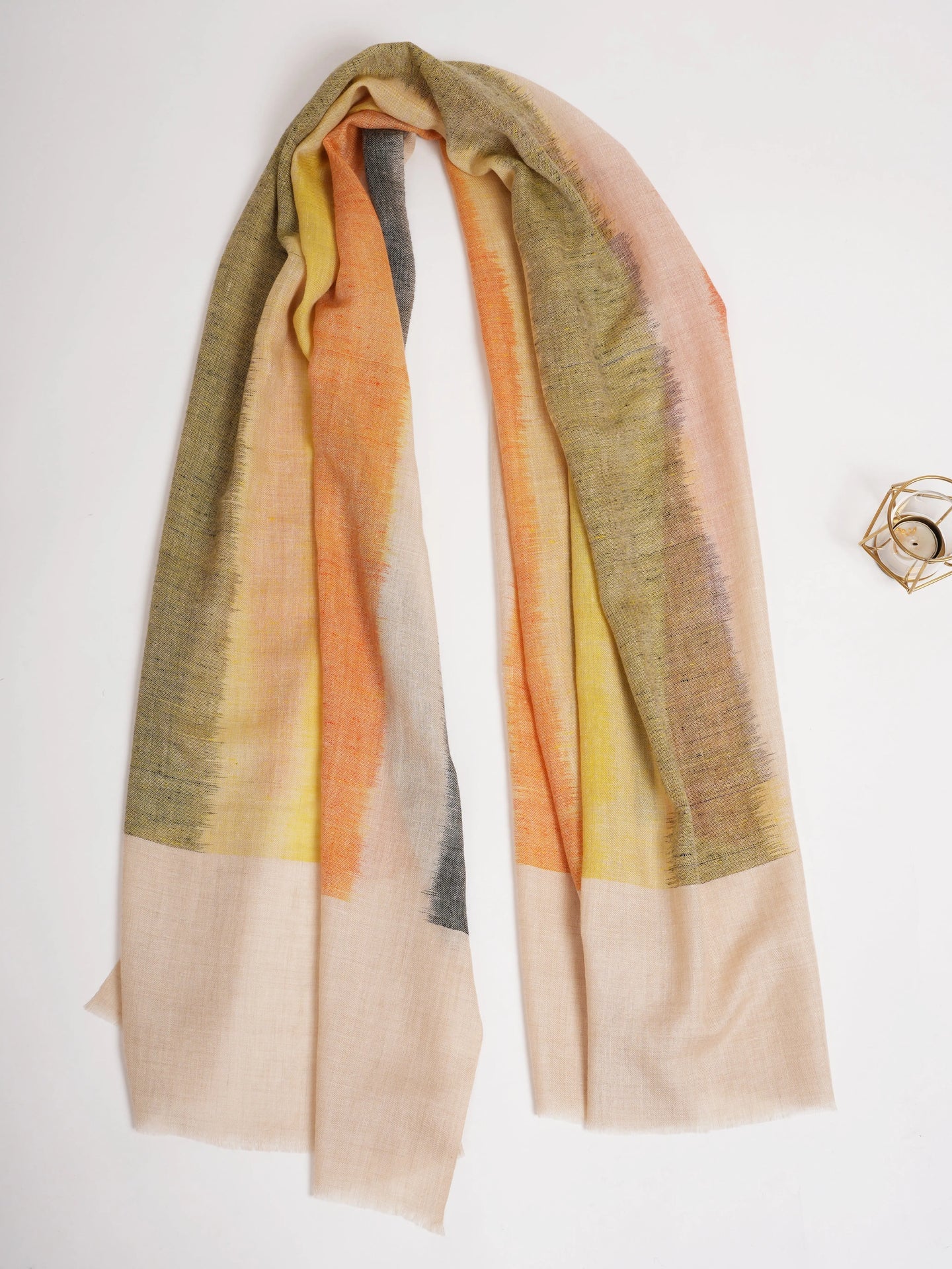 Space Dye Handloomed Indian Cashmere Wrap Shahkaar