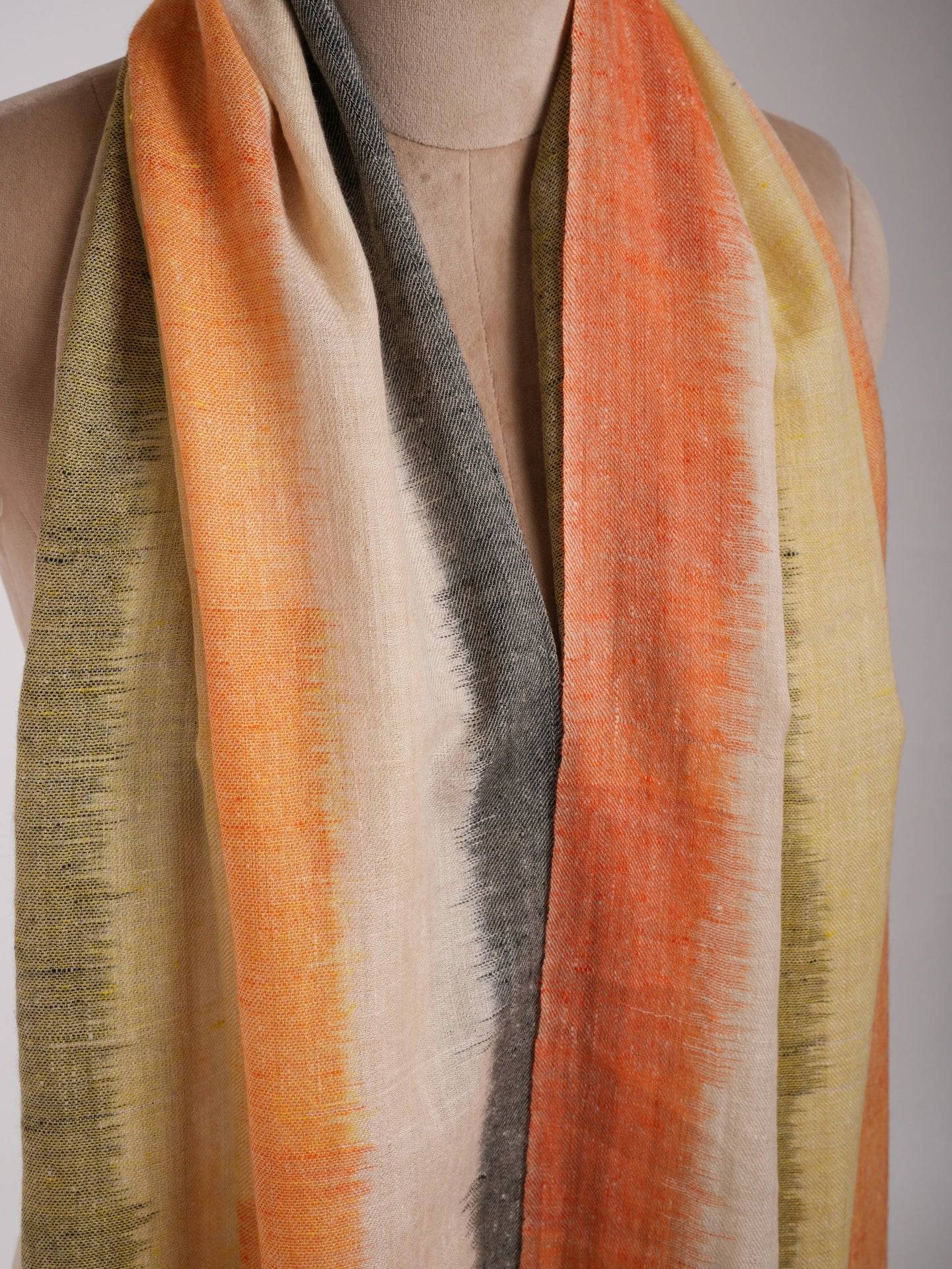 Space Dye Handloomed Indian Cashmere Wrap Shahkaar