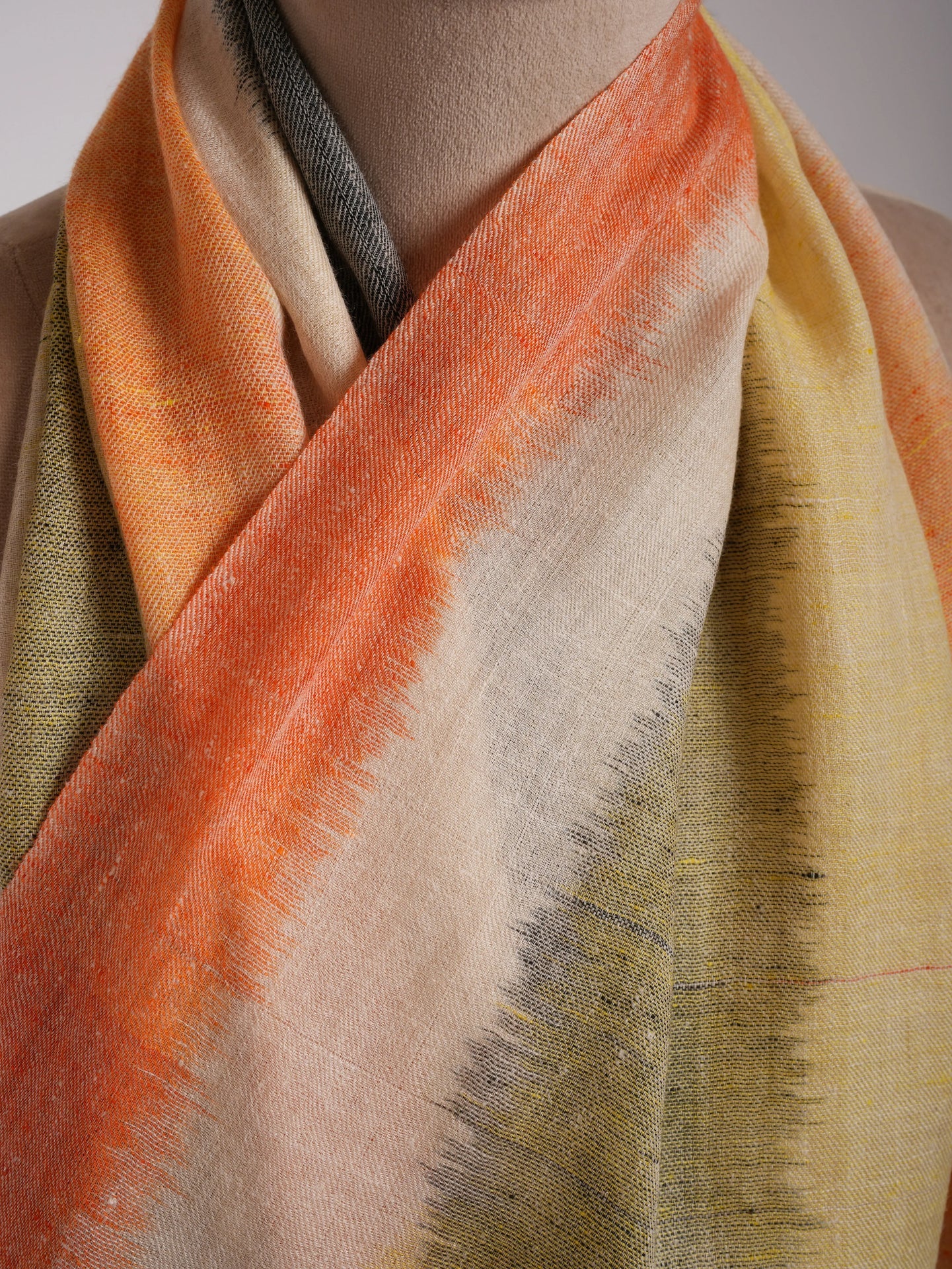 Space Dye Handloomed Indian Cashmere Wrap Shahkaar