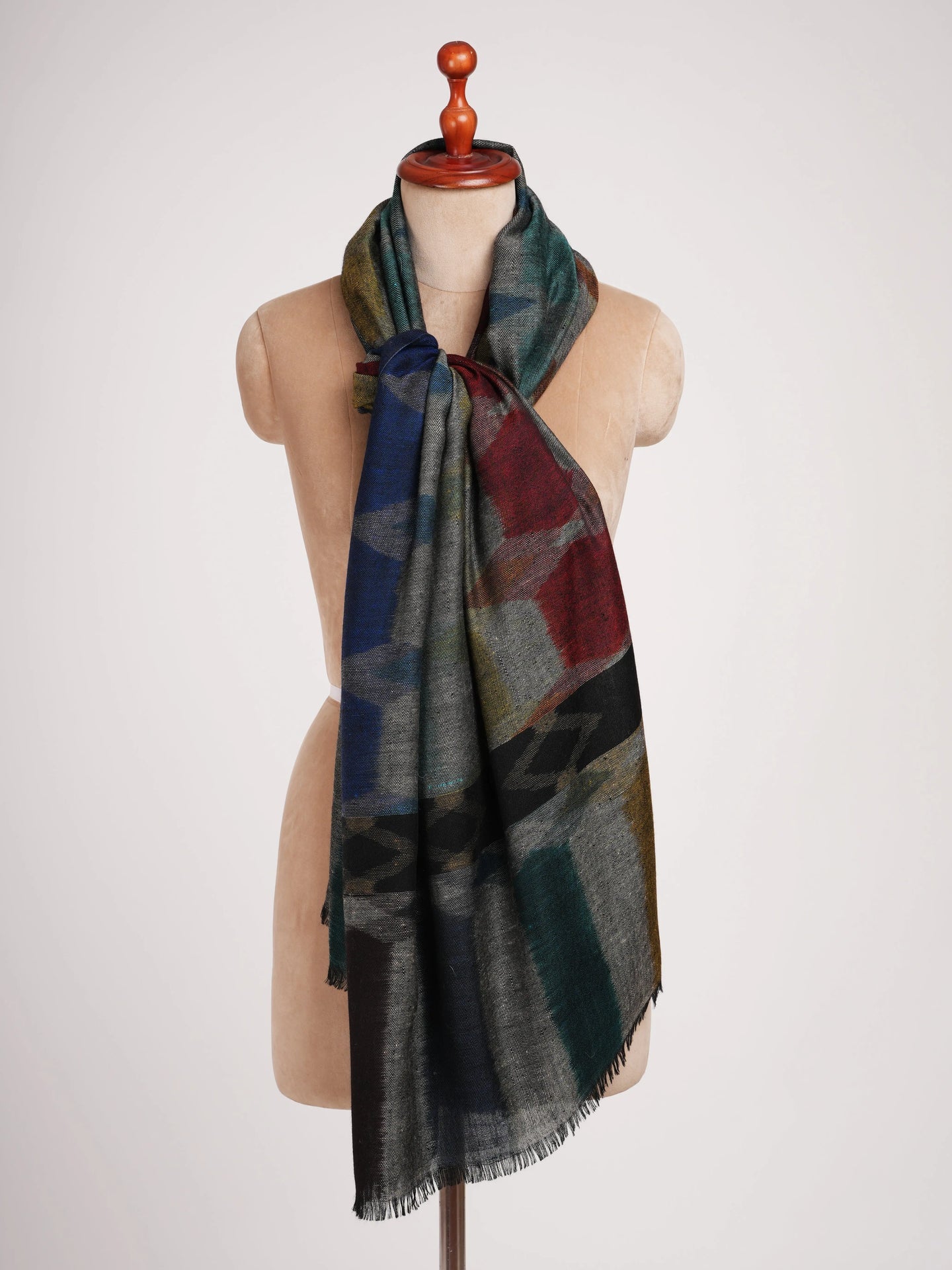 Space Dye Handwoven Stylish Pashmina Shawl Shahkaar