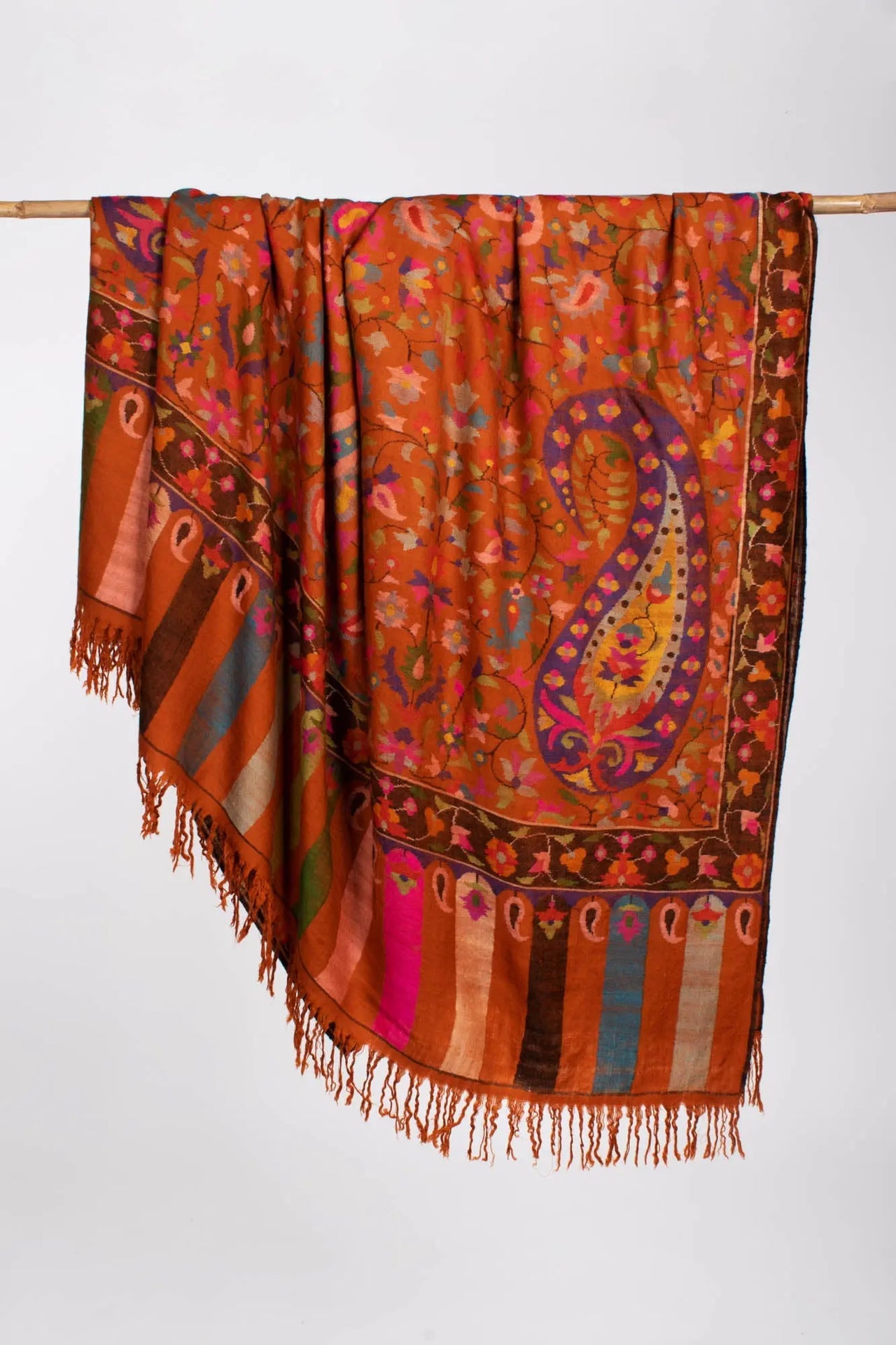 Super XL Kani Pashmina Shawl - CORTEZ Shahkaar