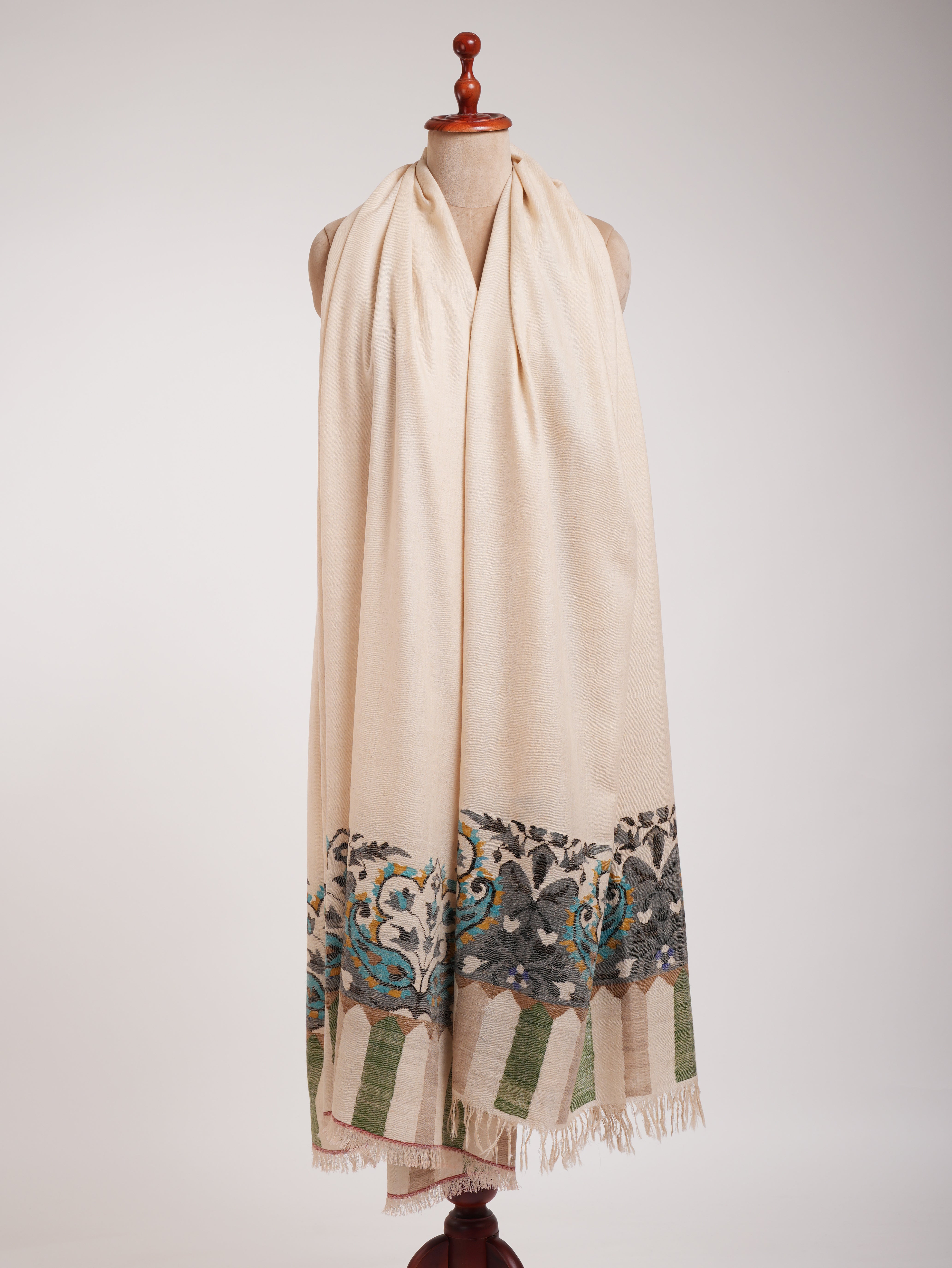 Bulky Oversized Pure Pashmina Kani Wrap