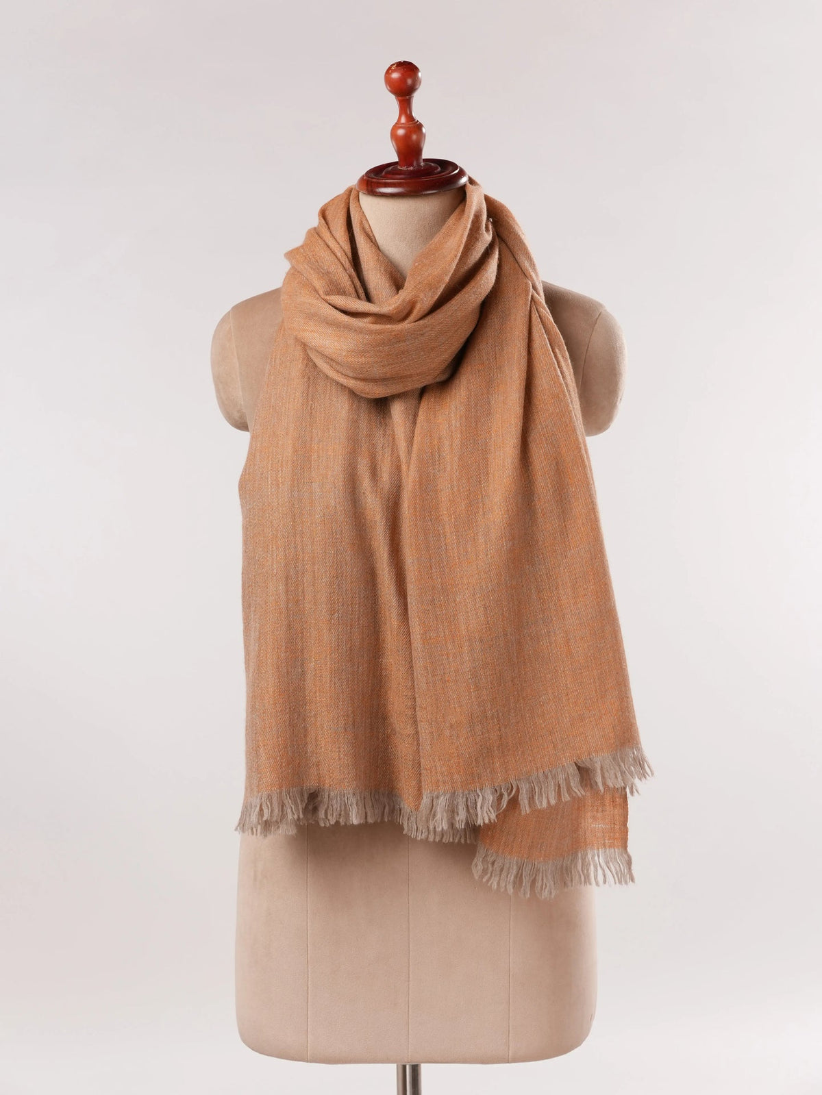 Handspun Handwoven Cross Shade Classic Pashmina Shawl