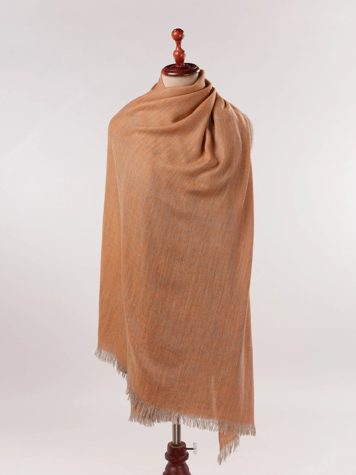 Handspun Handwoven Cross Shade Classic Pashmina Shawl