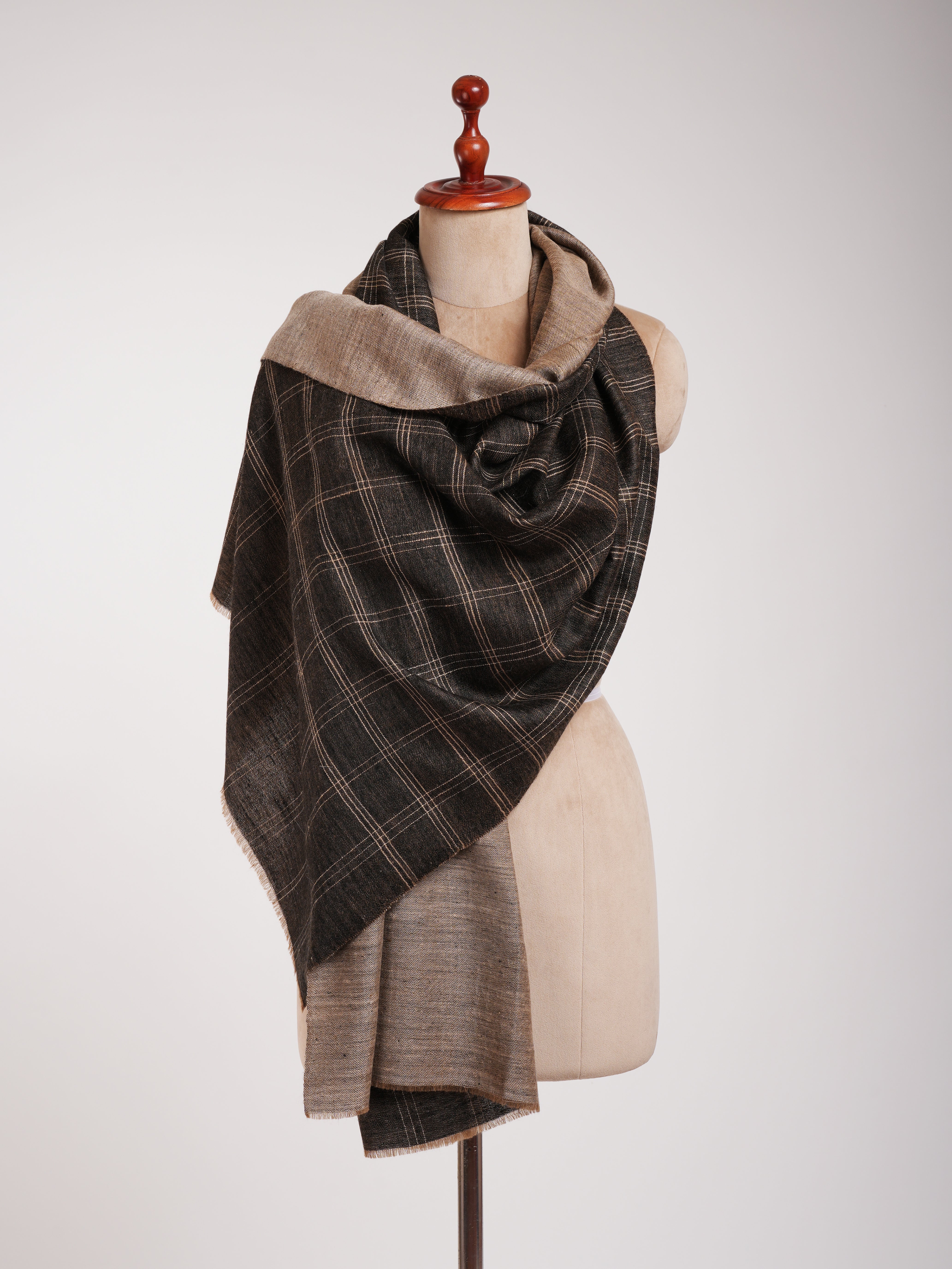 Dorukha Handloomed Indian Cashmere Wrap