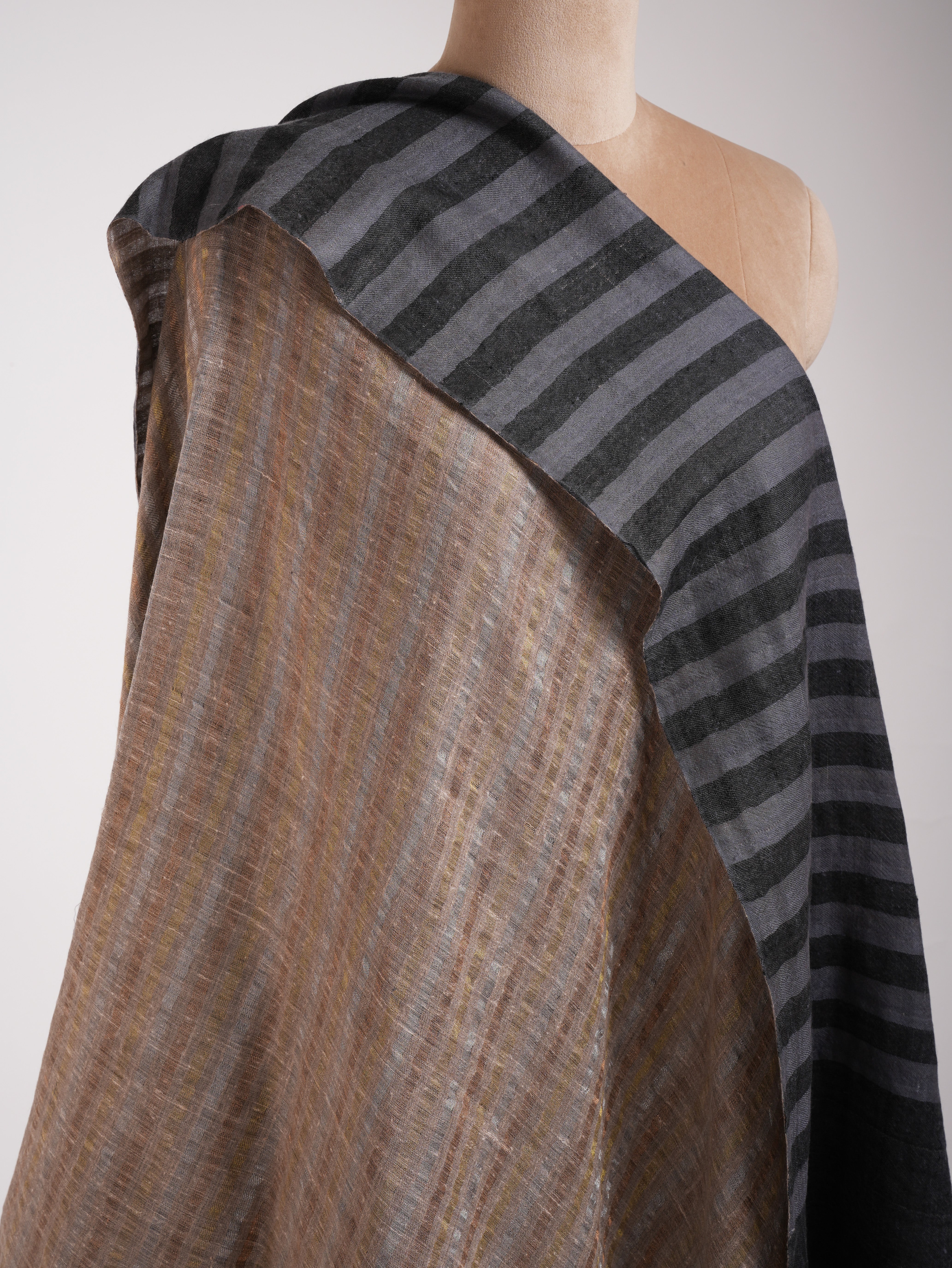 Dual Tone Handwoven Authentic Pashmina Wrap