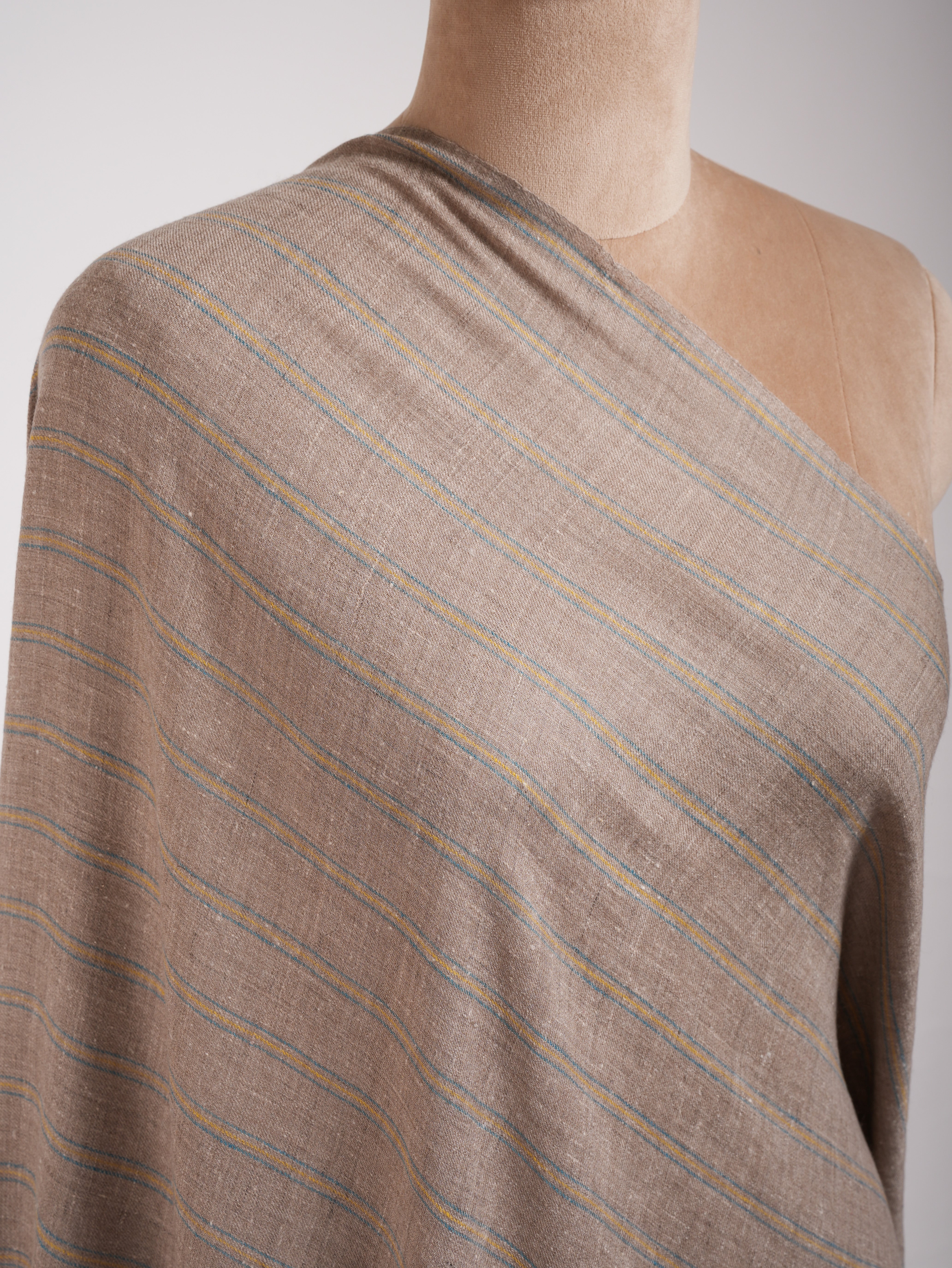 Minimalistic Stripe Pure Pashmina Handwoven Shawl