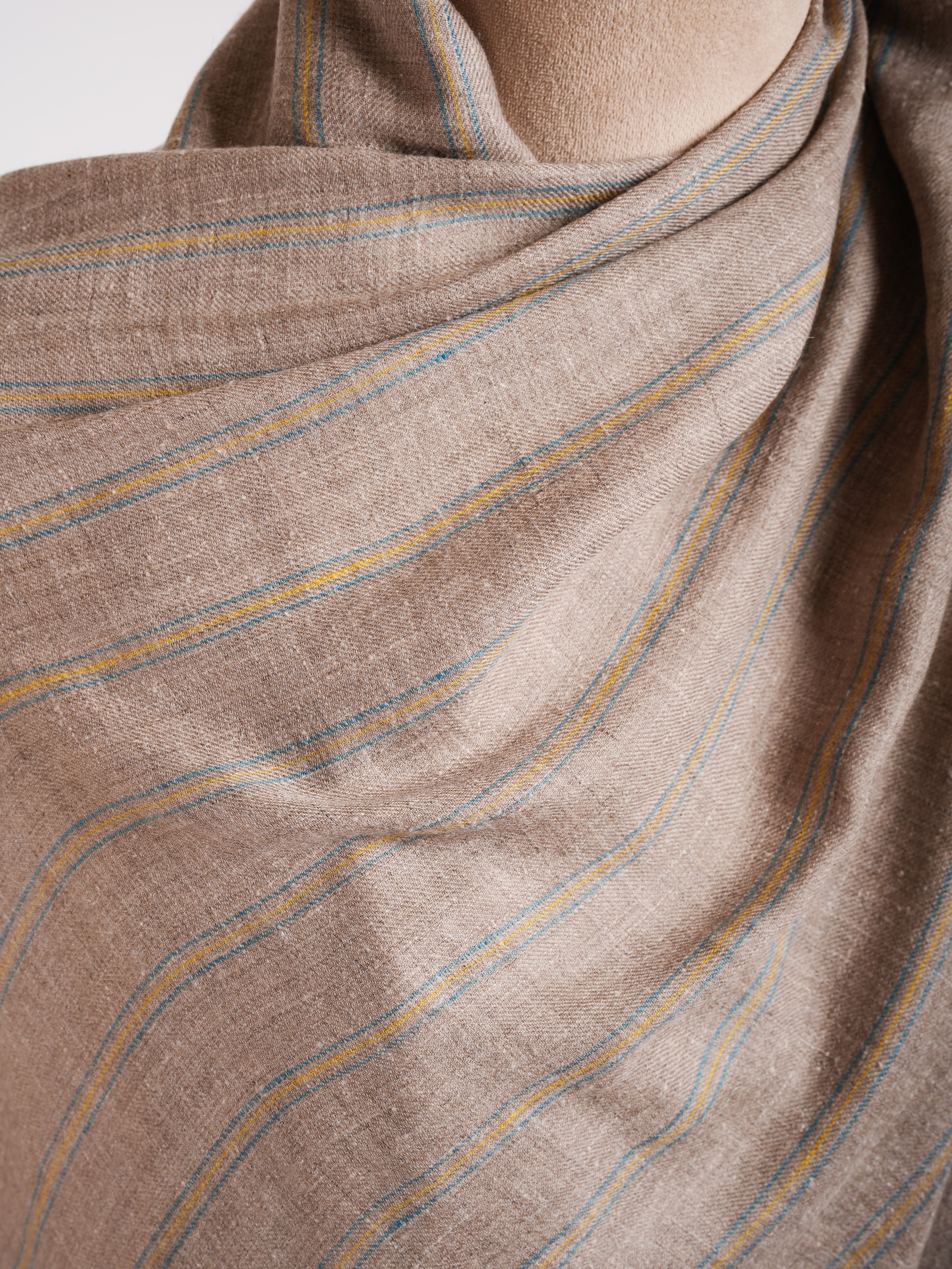 Minimalistic Stripe Pure Pashmina Handwoven Shawl