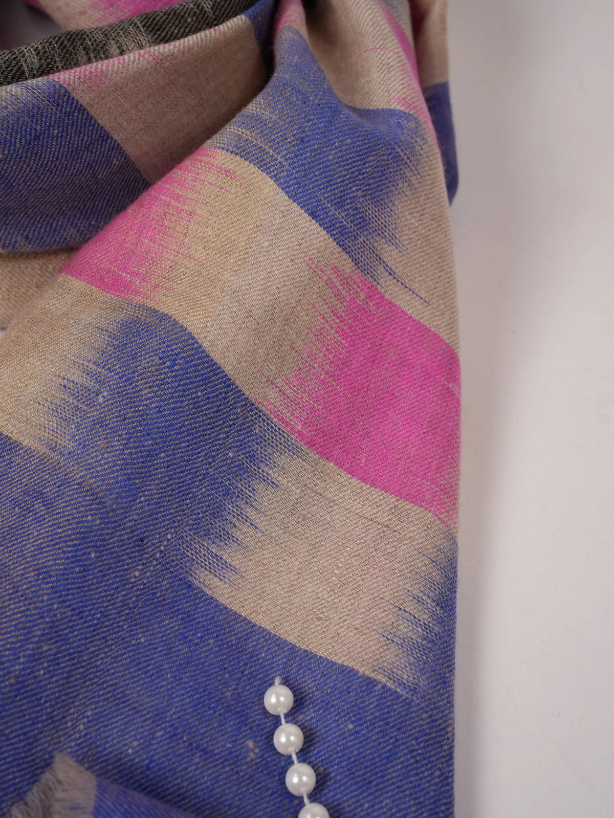 Ikat Handwoven Soft Authentic Pashmina Shawl