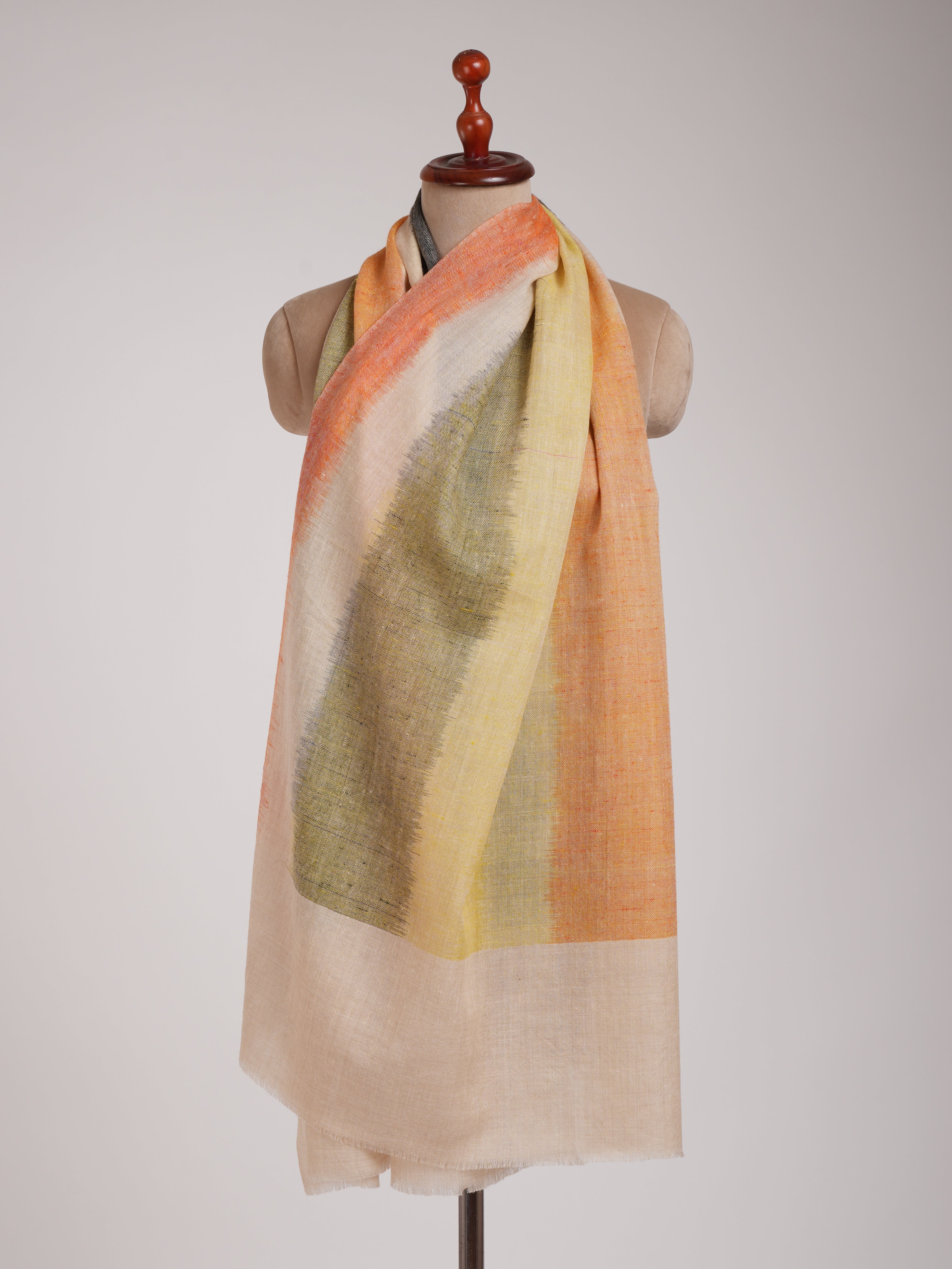 Space Dye Handloomed Indian Cashmere Wrap