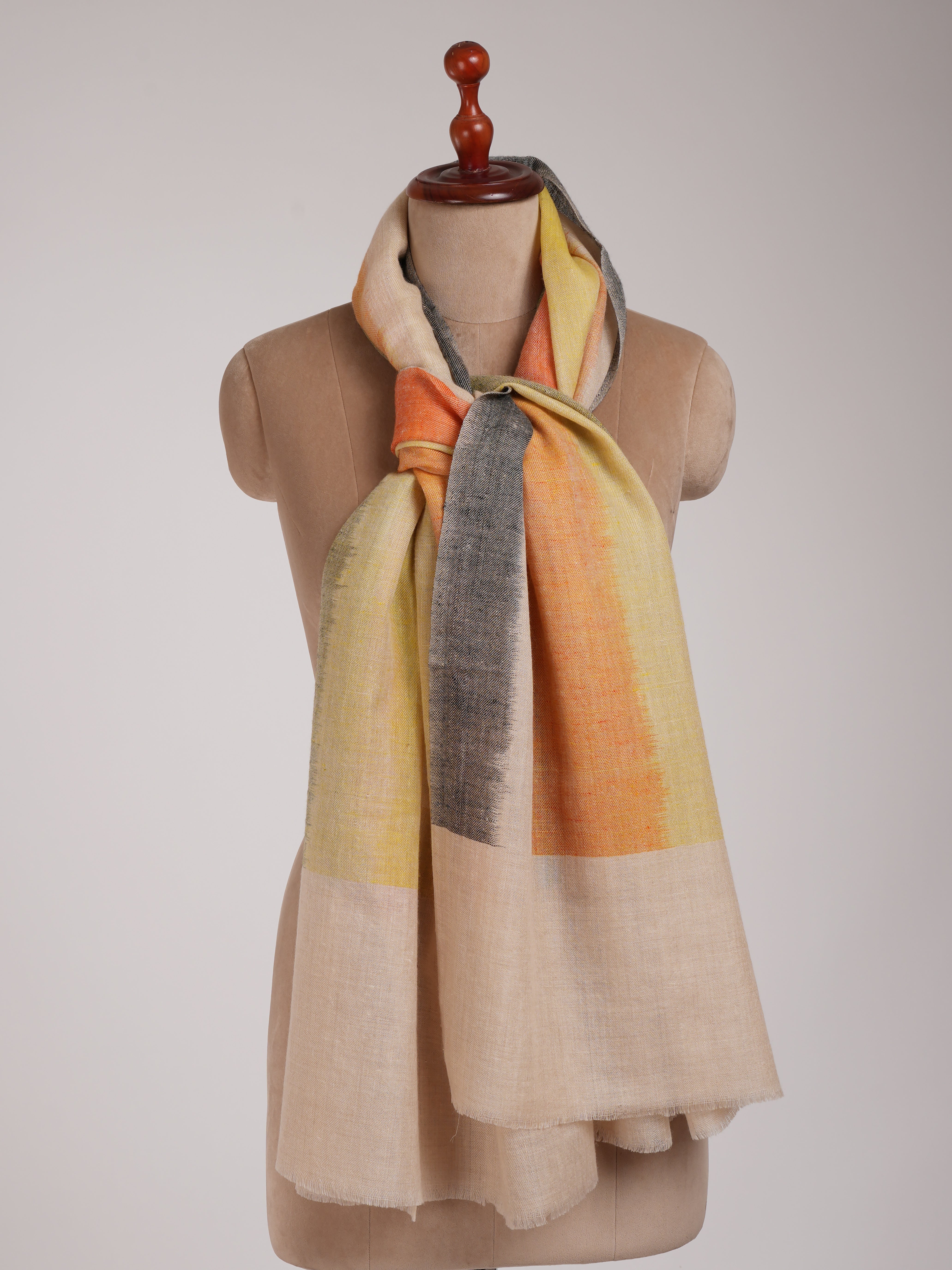 Space Dye Handloomed Indian Cashmere Wrap