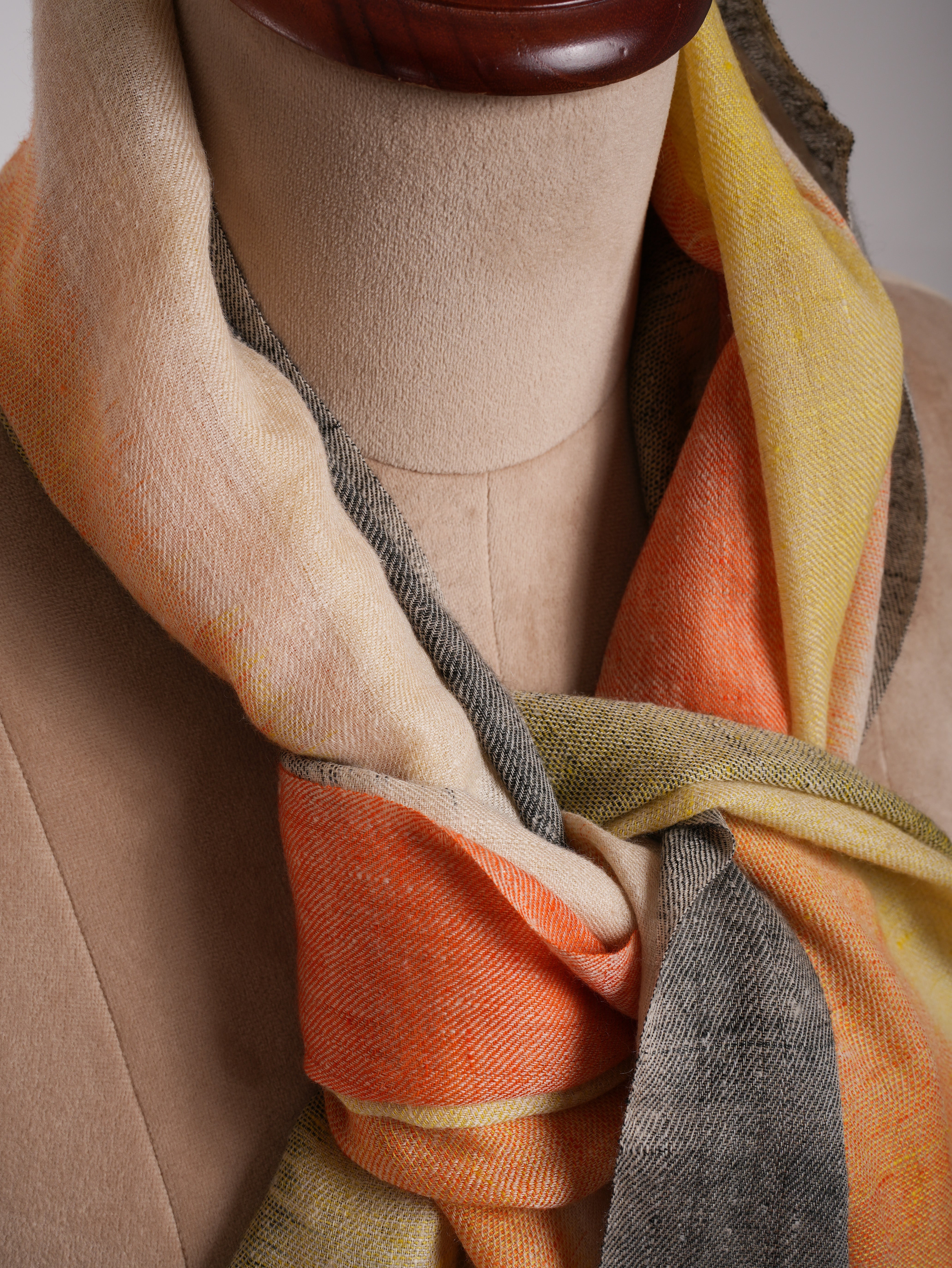 Space Dye Handloomed Indian Cashmere Wrap