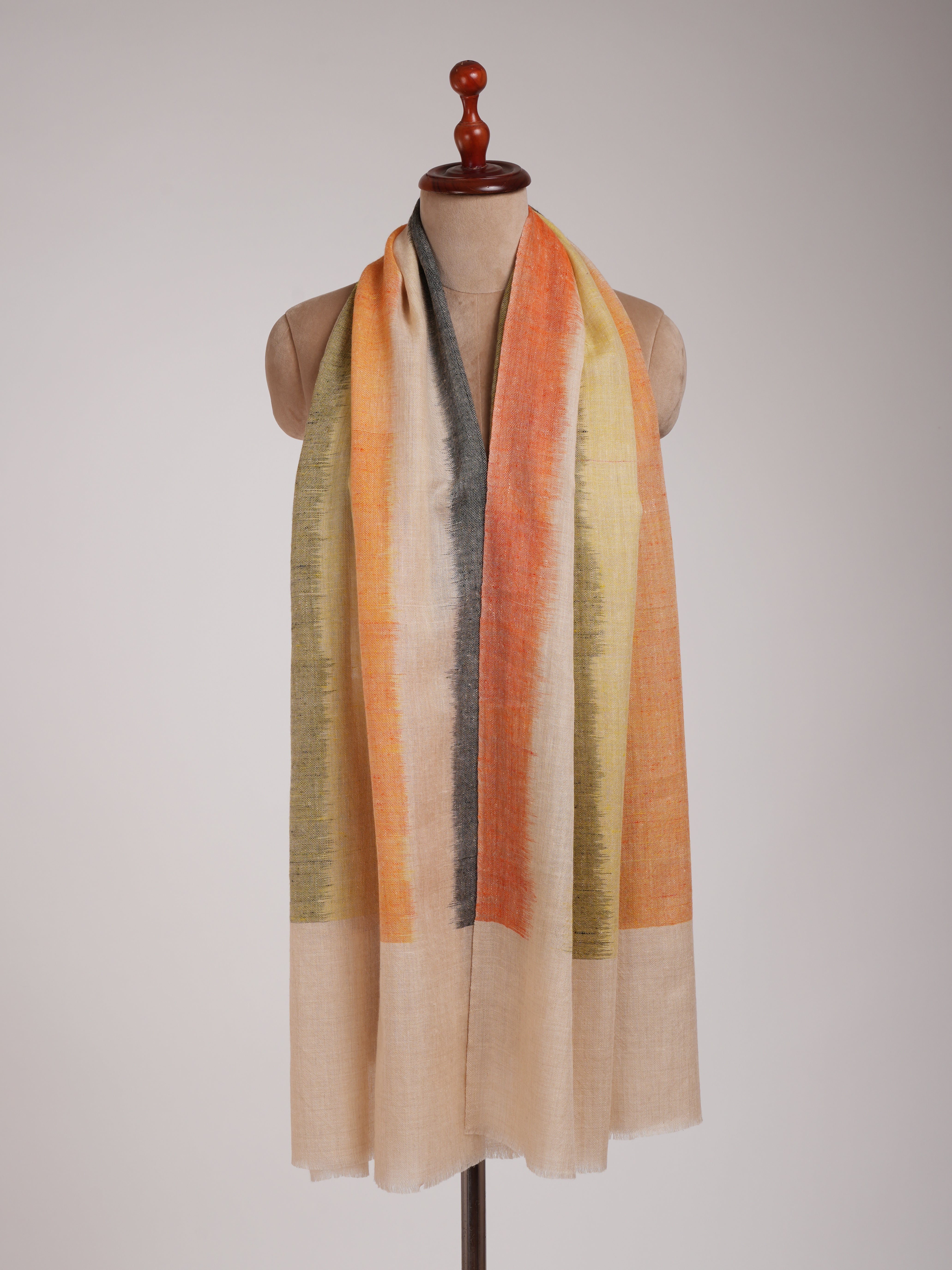 Space Dye Handloomed Indian Cashmere Wrap