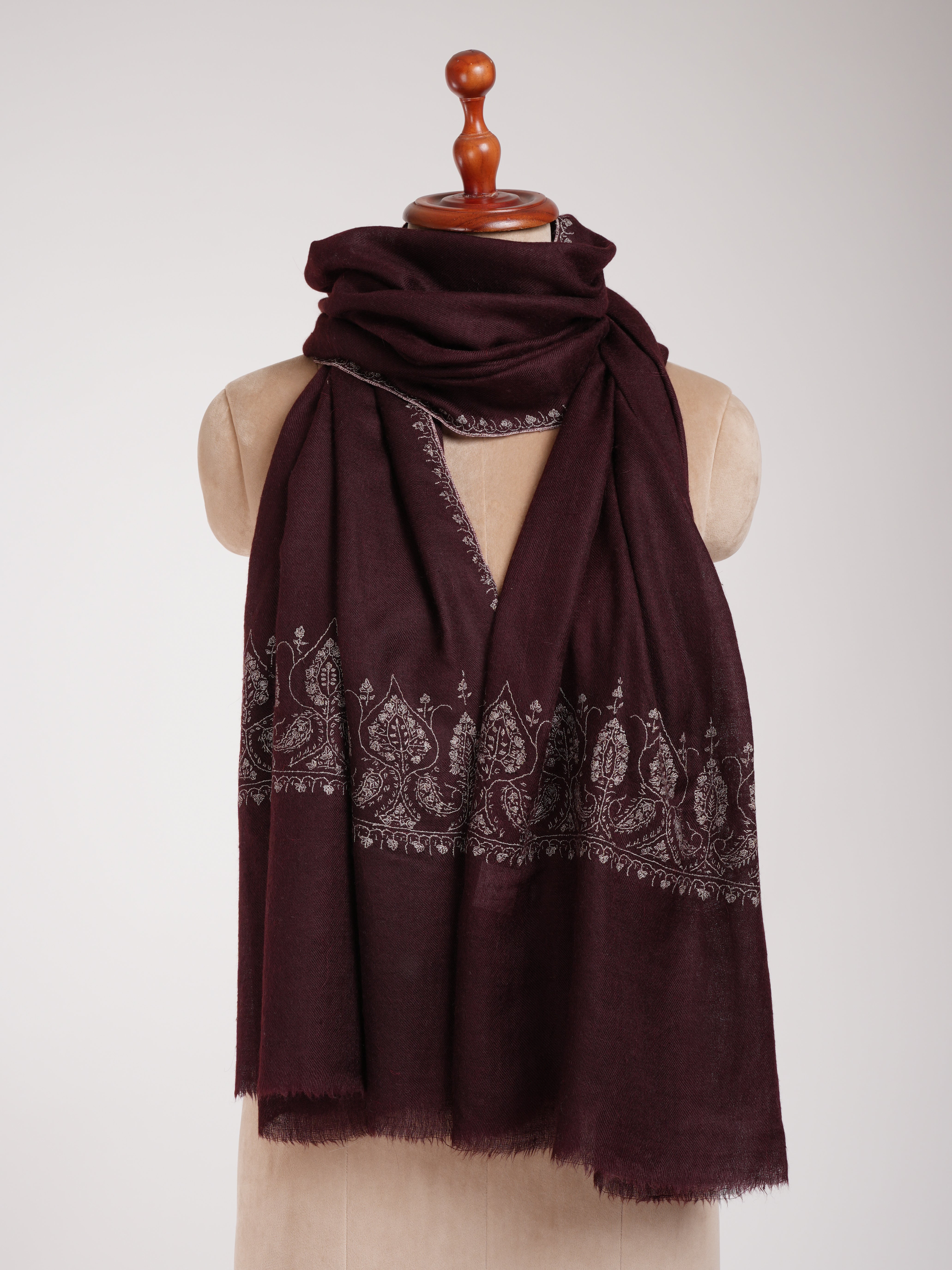 Tawny Port Lightweight Cashmere Wrap