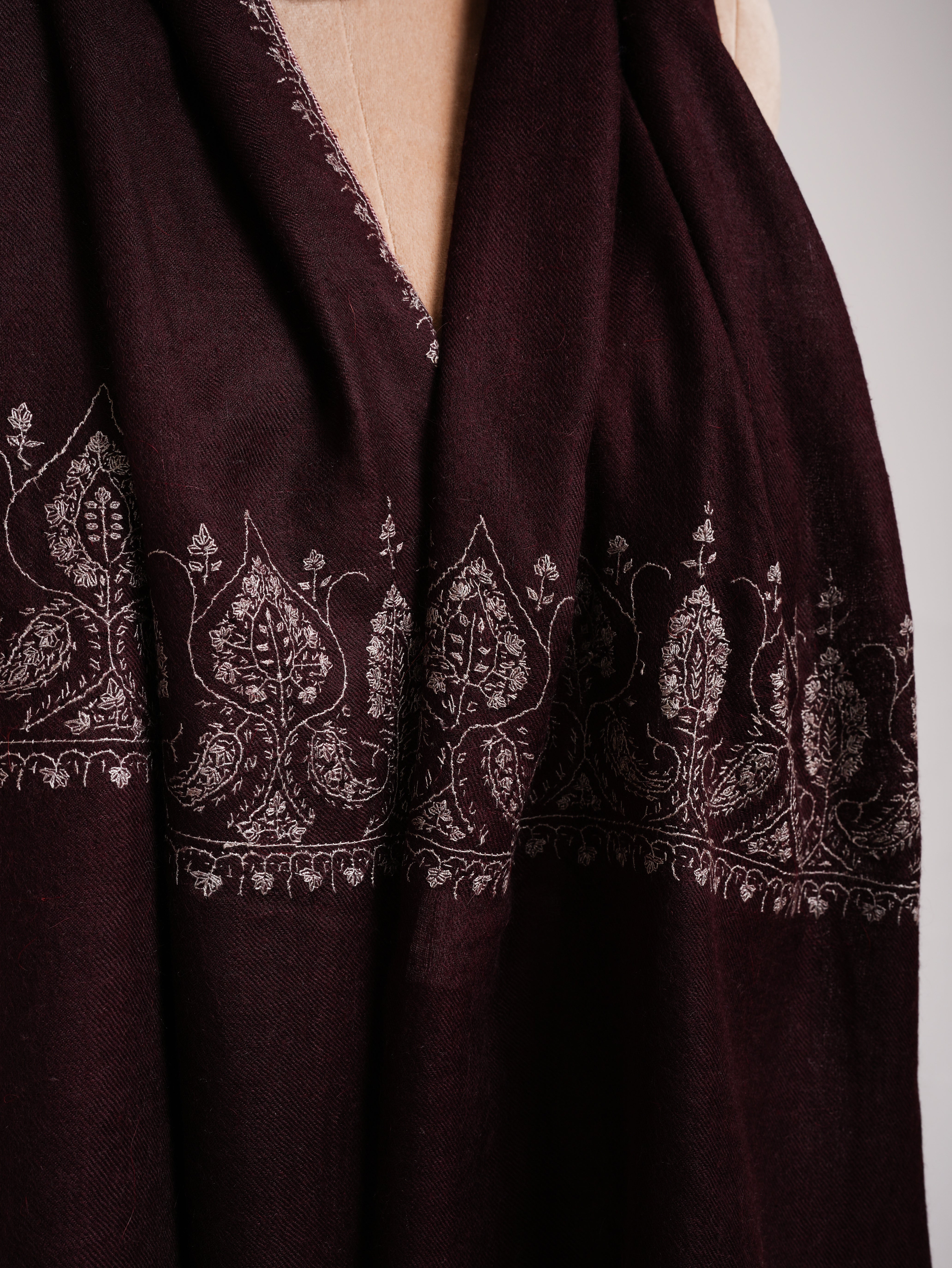 Tawny Port Lightweight Cashmere Wrap