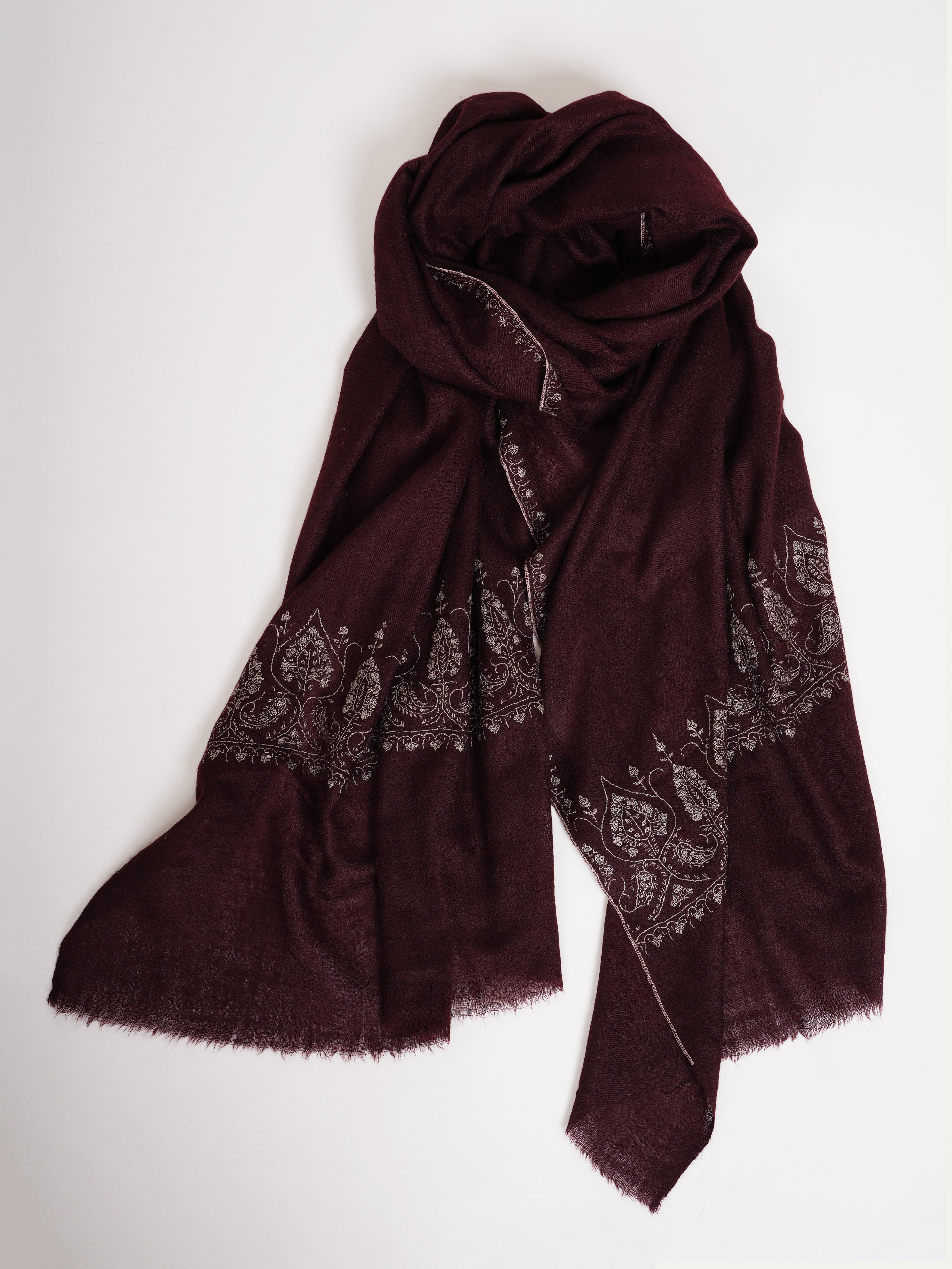 Tawny Port Lightweight Cashmere Wrap