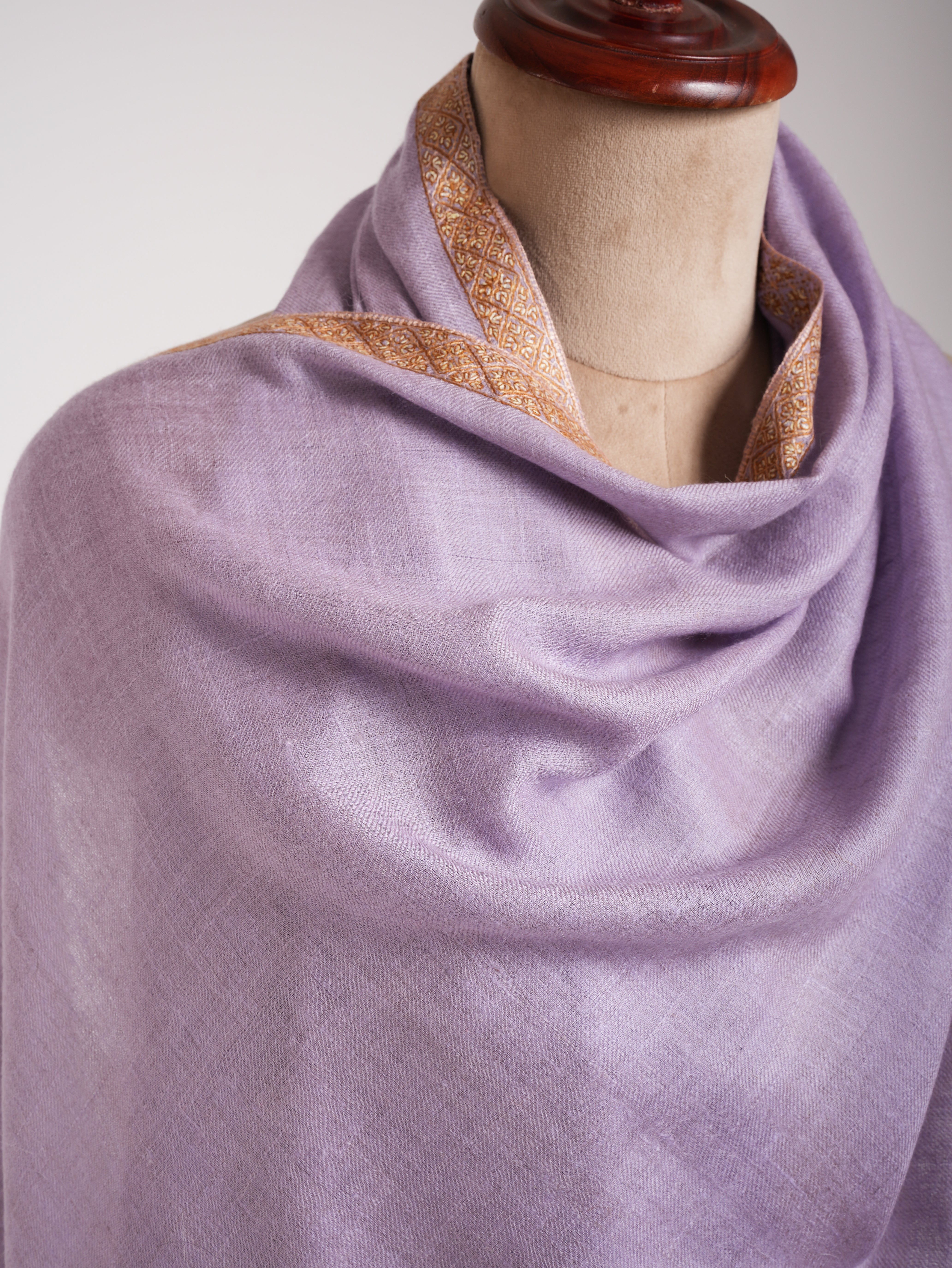 Purple Rose Artistic Beautiful Cashmere Scarf