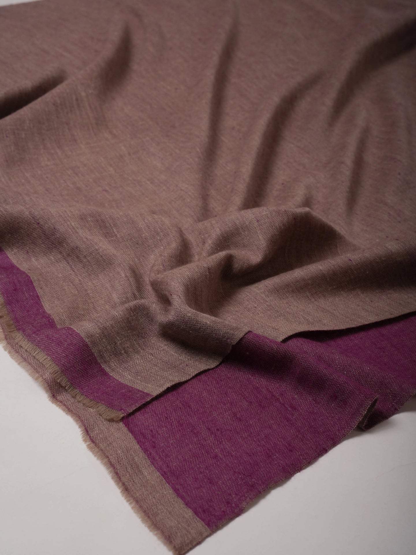 Feather Soft Dual Tone Handwoven Pashmina Shawl Shahkaar