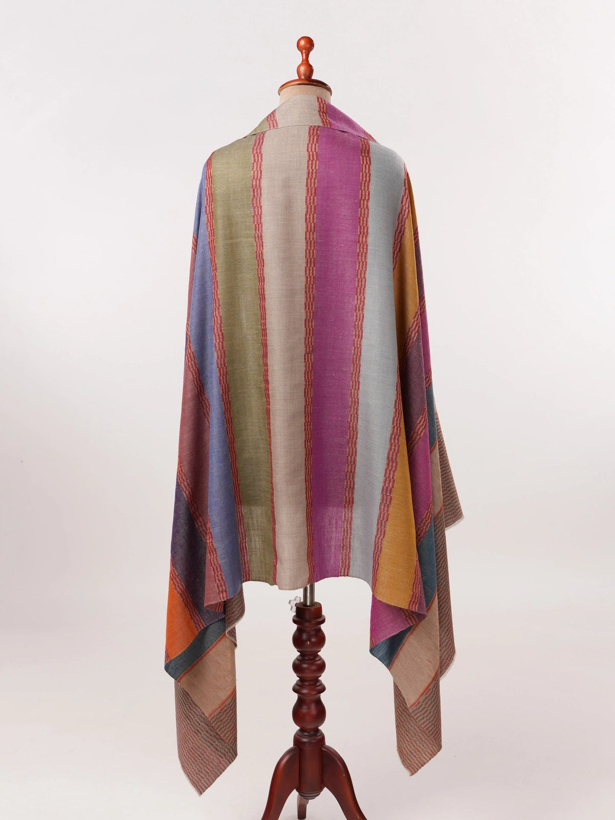 Multicolor Handwoven Soft Pashmina Shawl