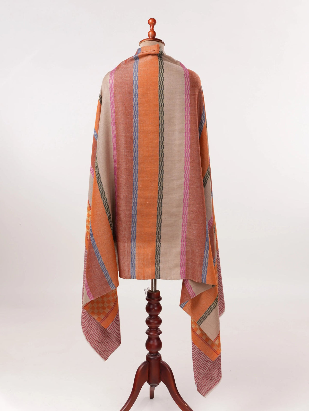 Contemporary Handwoven Authentic Pashmina Shawl