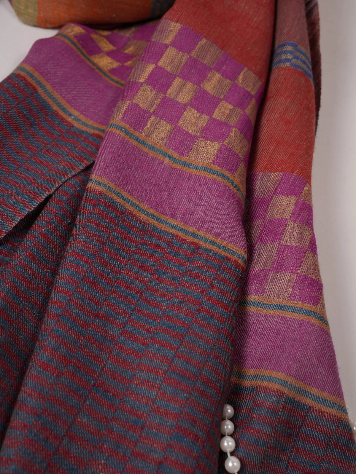 Handwoven Multicolor Soft Pashmina Shawl
