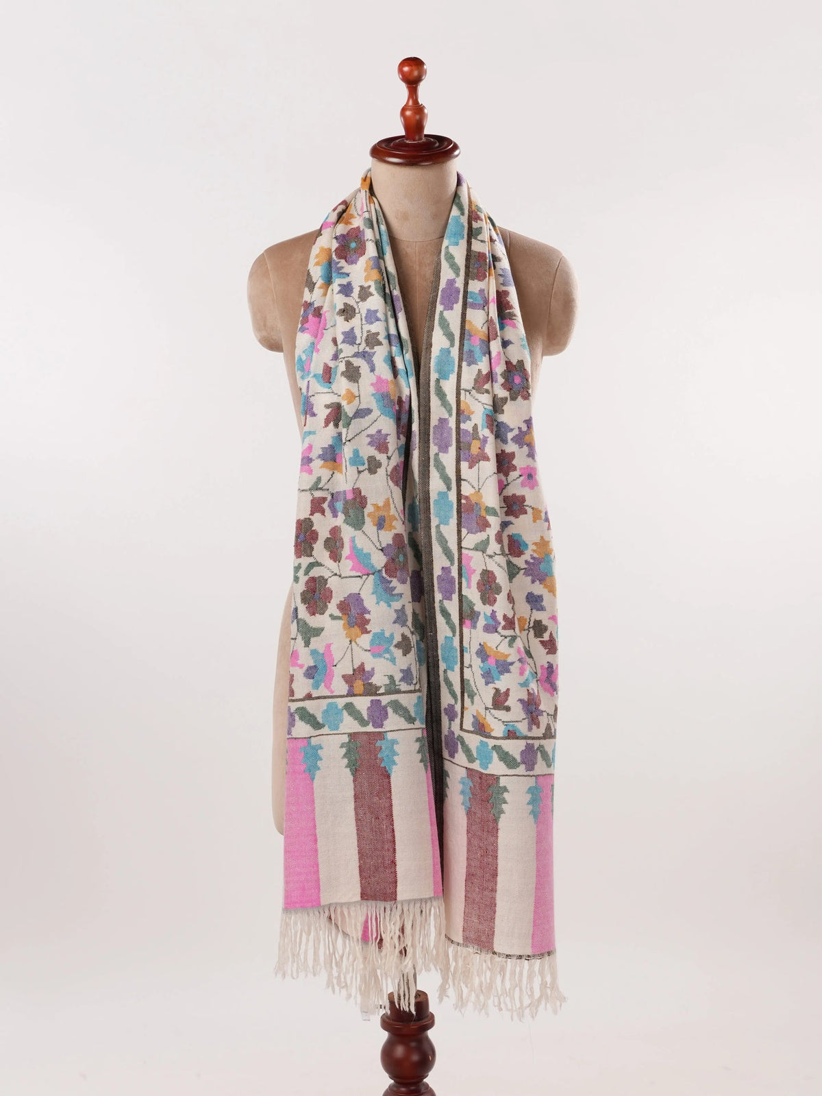 Kani Handwoven Soft Cashmere Scarf Shahkaar.com
