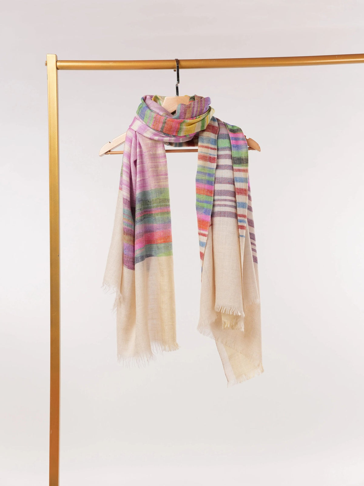 Ikat Handwoven Featherlight Pashmina Shawl