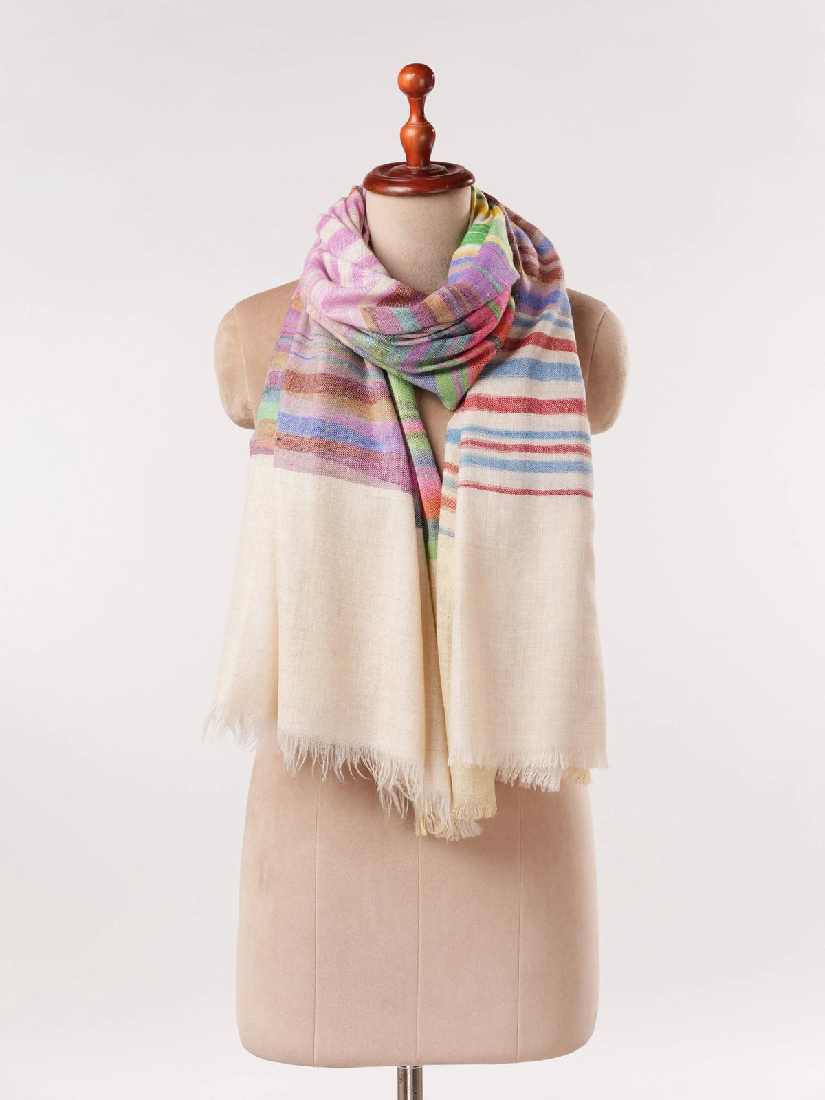 Ikat Handwoven Featherlight Pashmina Shawl