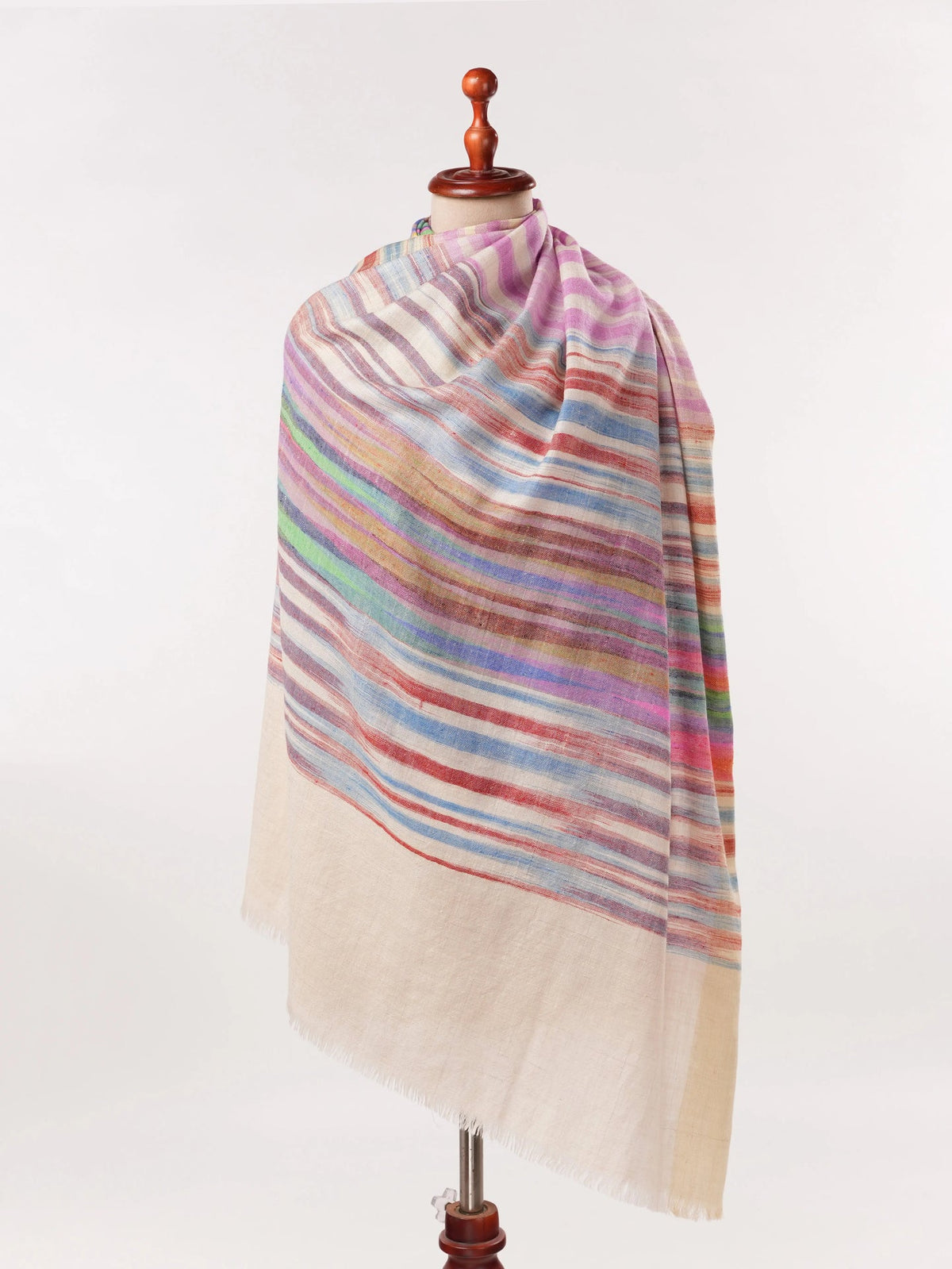 Ikat Handwoven Featherlight Pashmina Shawl