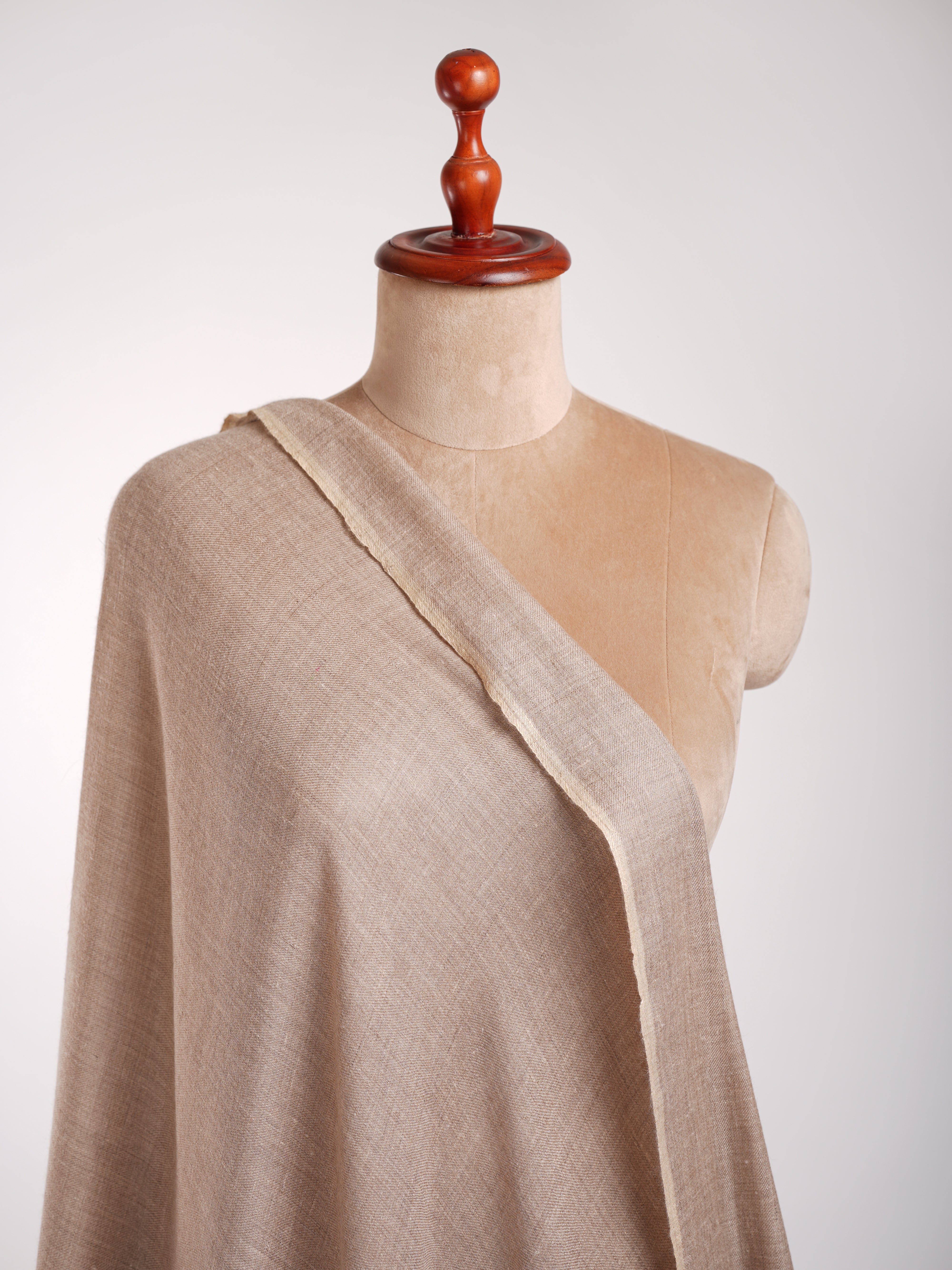 Natural Grey Corporate Baddie Pashmina Neck Wrap