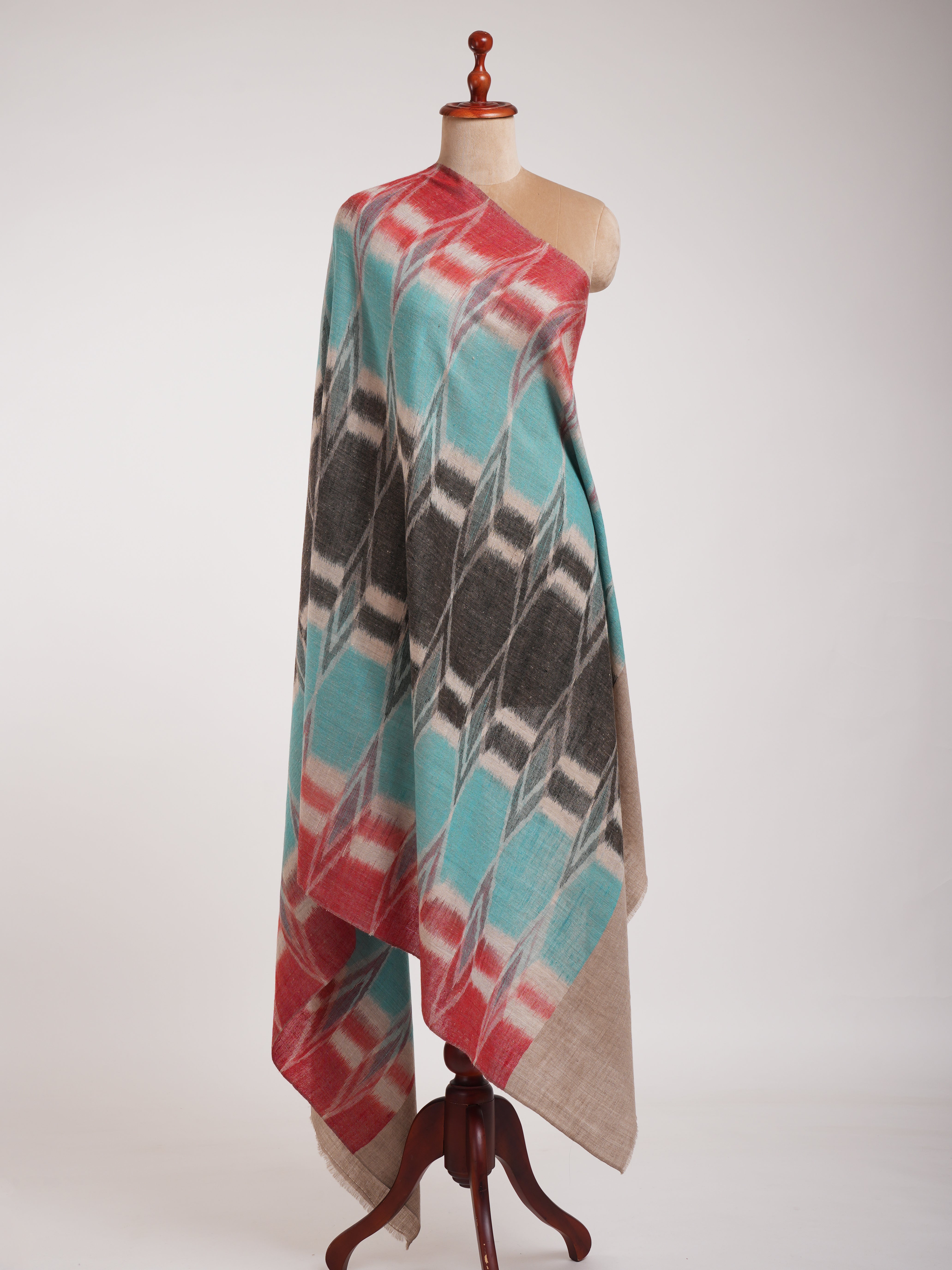 Handwoven Indian Original Pashmina Shawl