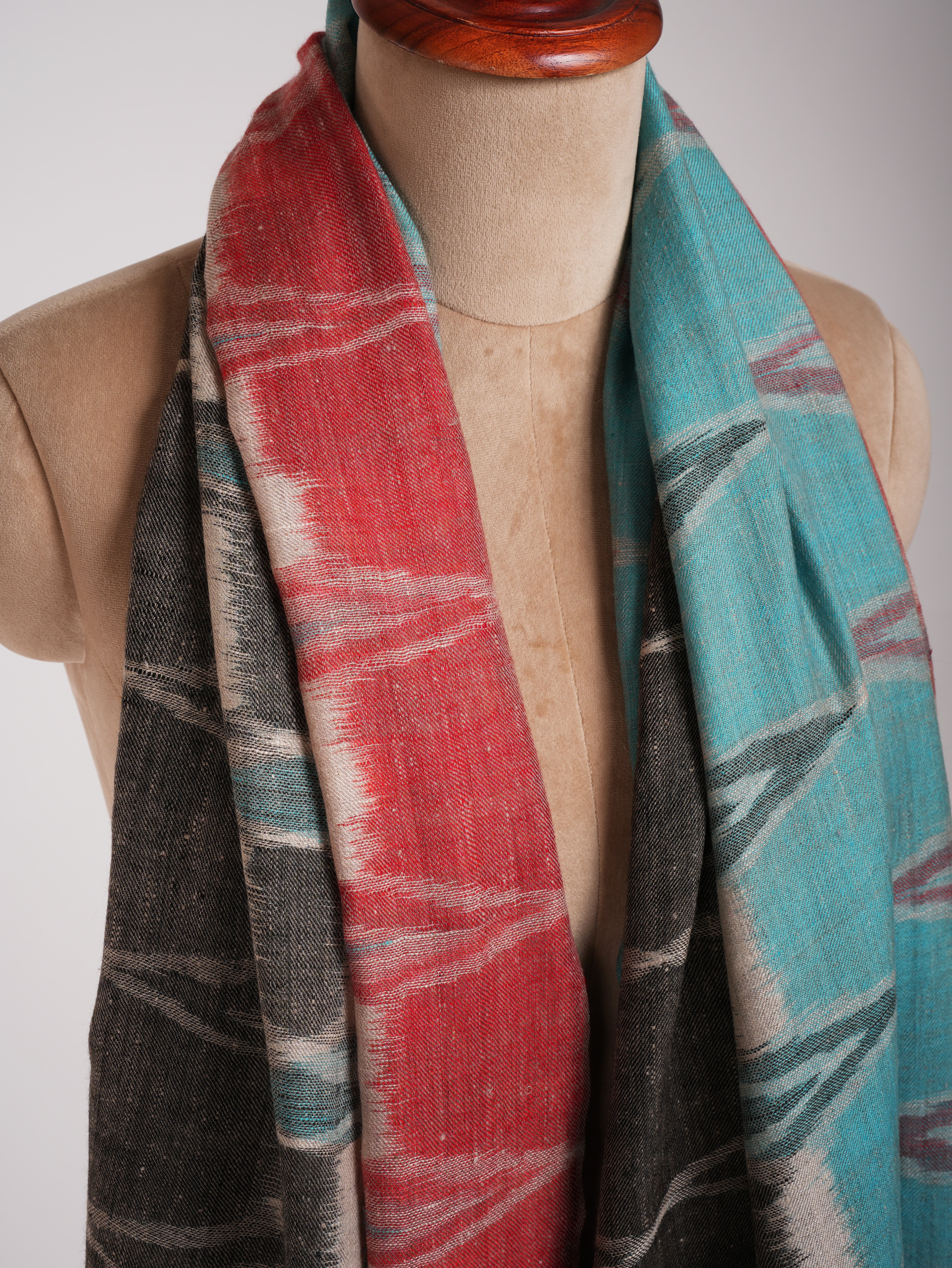 Handwoven Indian Original Pashmina Shawl