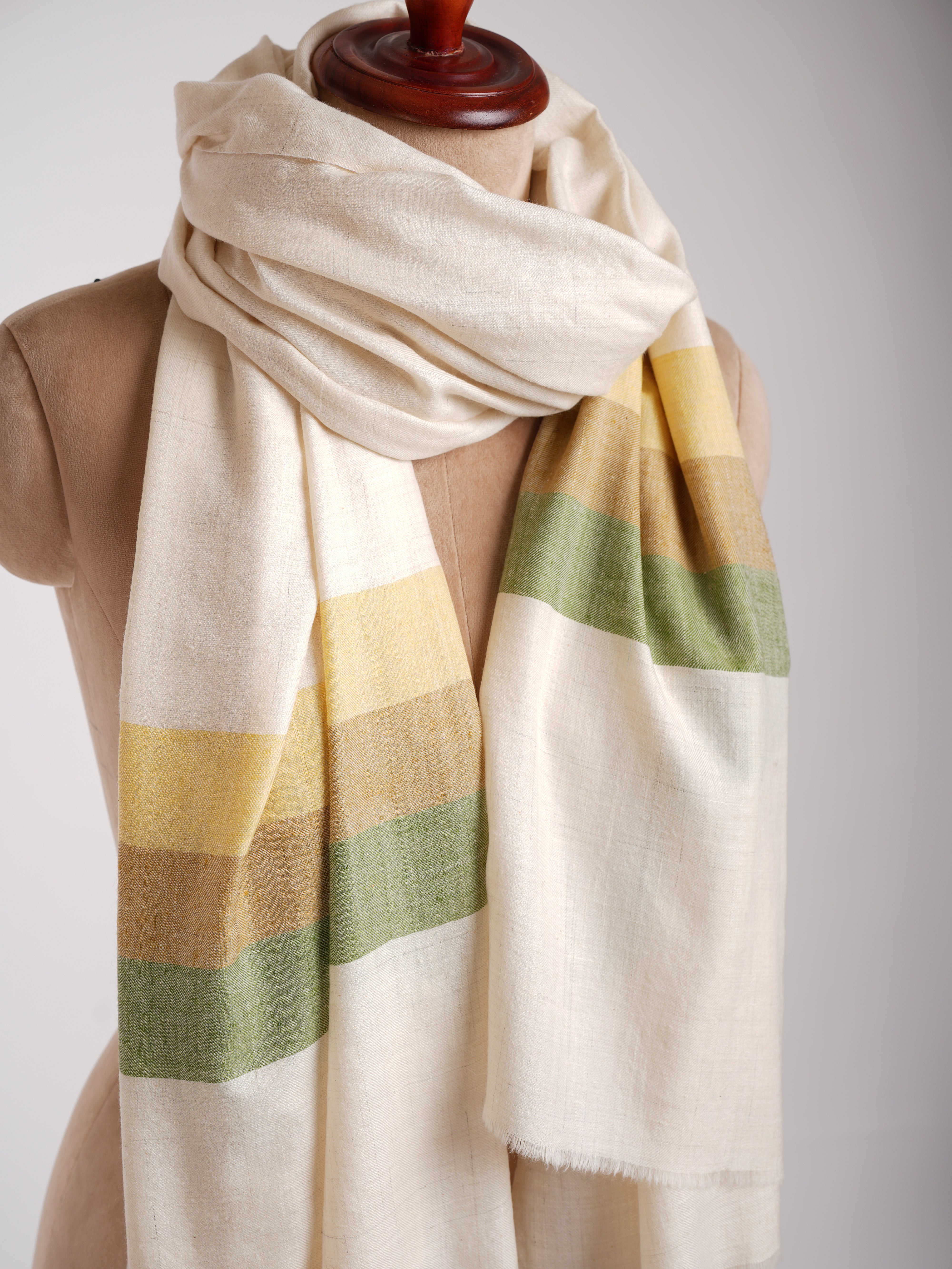 Safari Stripes Indian Pashmina Wrap